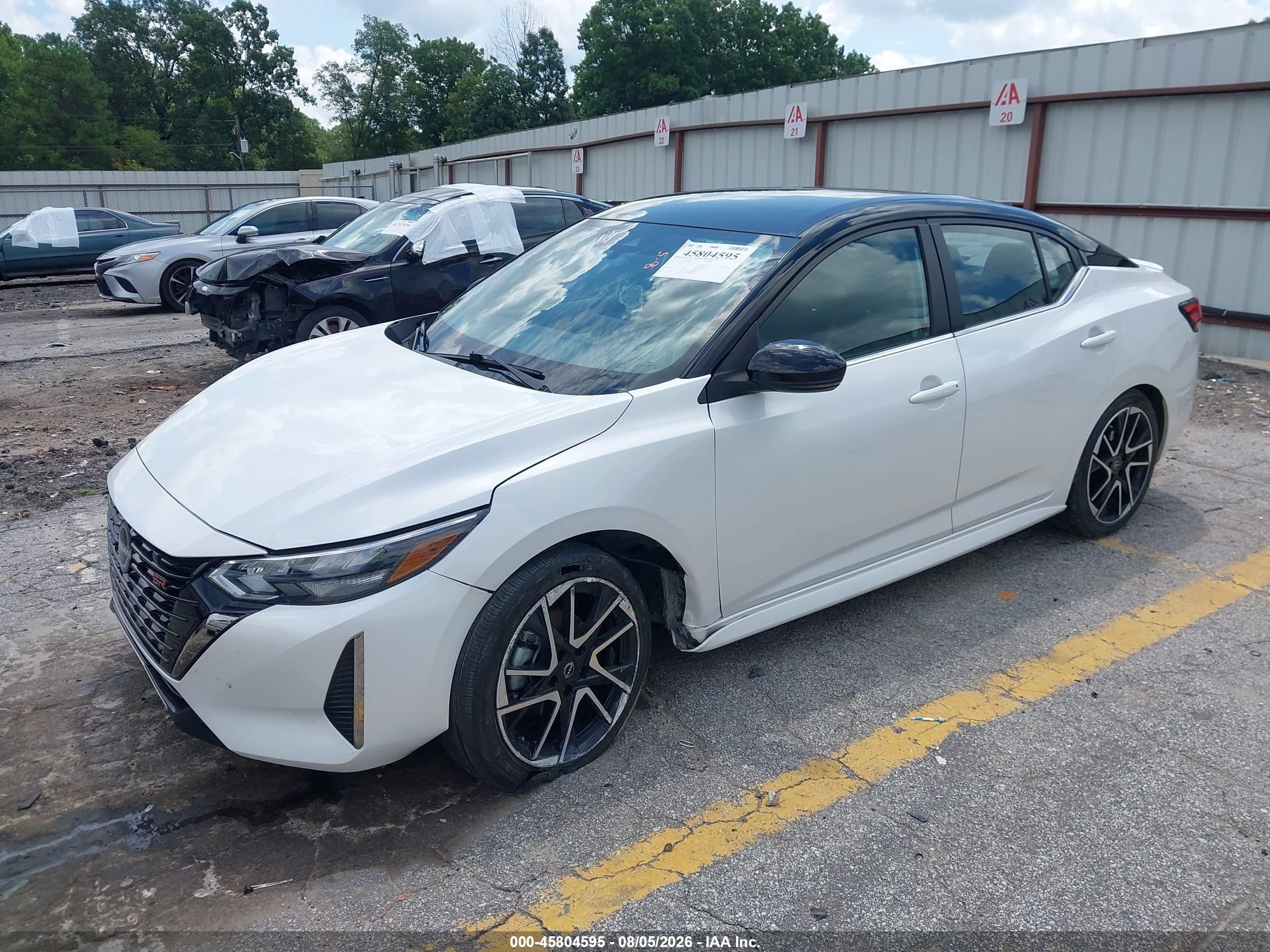 2024 Nissan Sentra Sr Xtronic Cvt White vin: 3N1AB8DVXRY364368