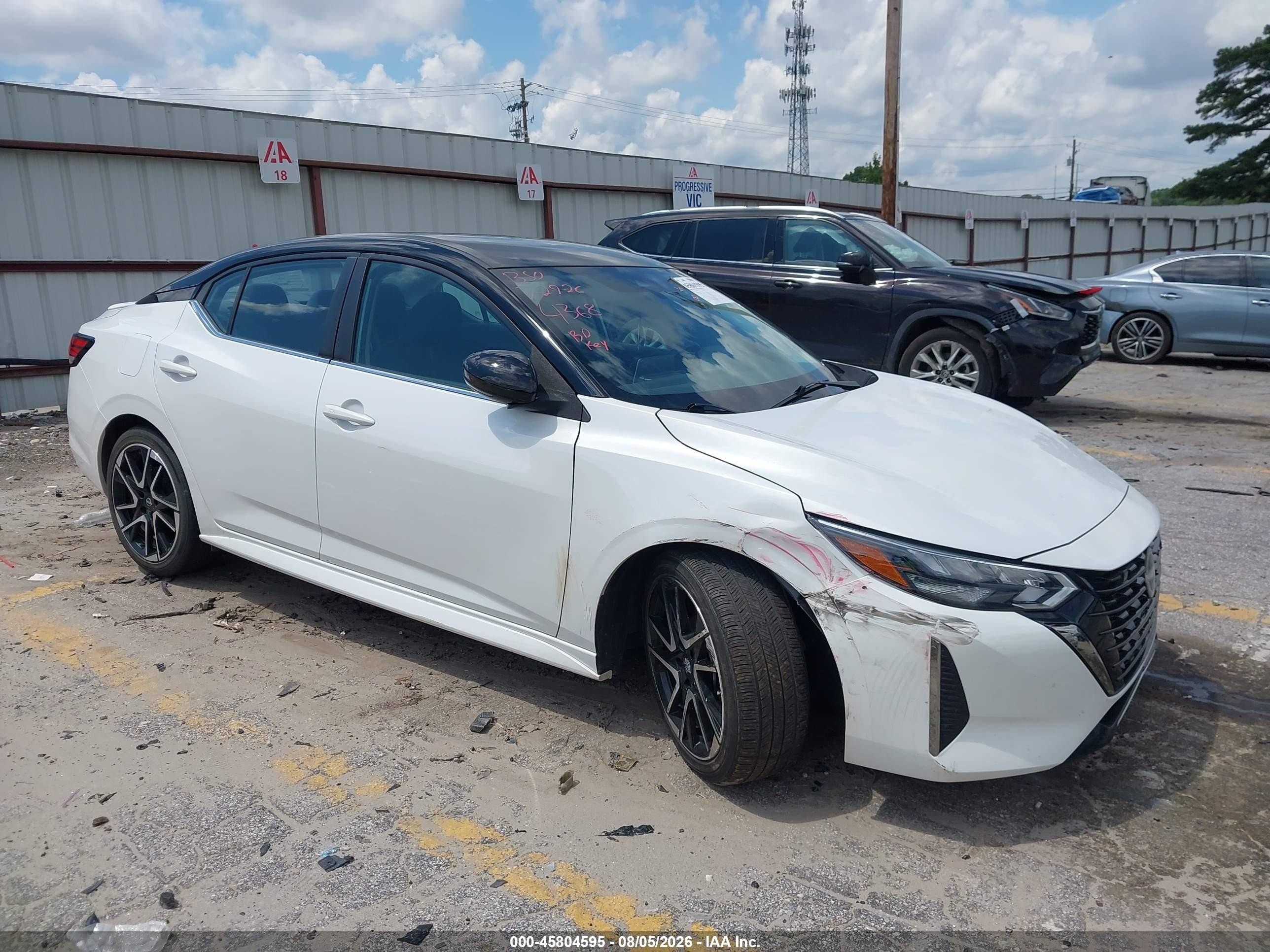 2024 Nissan Sentra Sr Xtronic Cvt White vin: 3N1AB8DVXRY364368