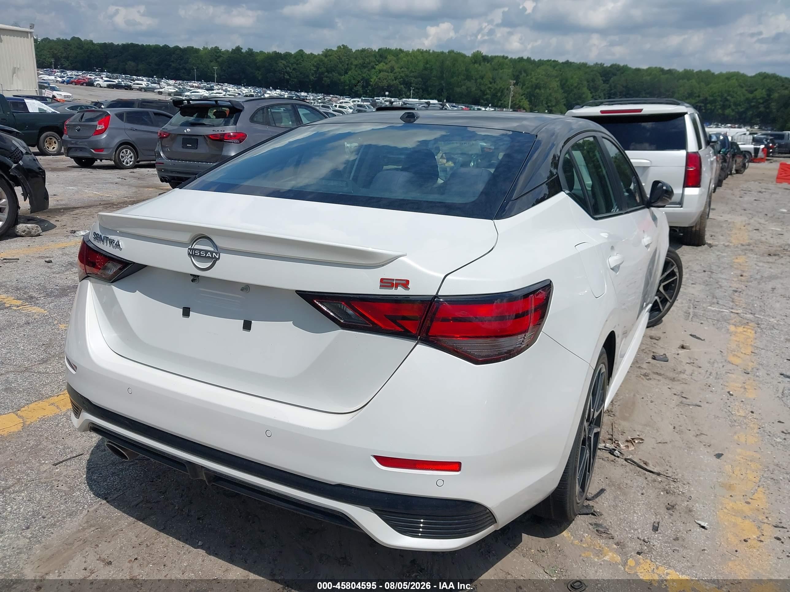 2024 Nissan Sentra Sr Xtronic Cvt White vin: 3N1AB8DVXRY364368