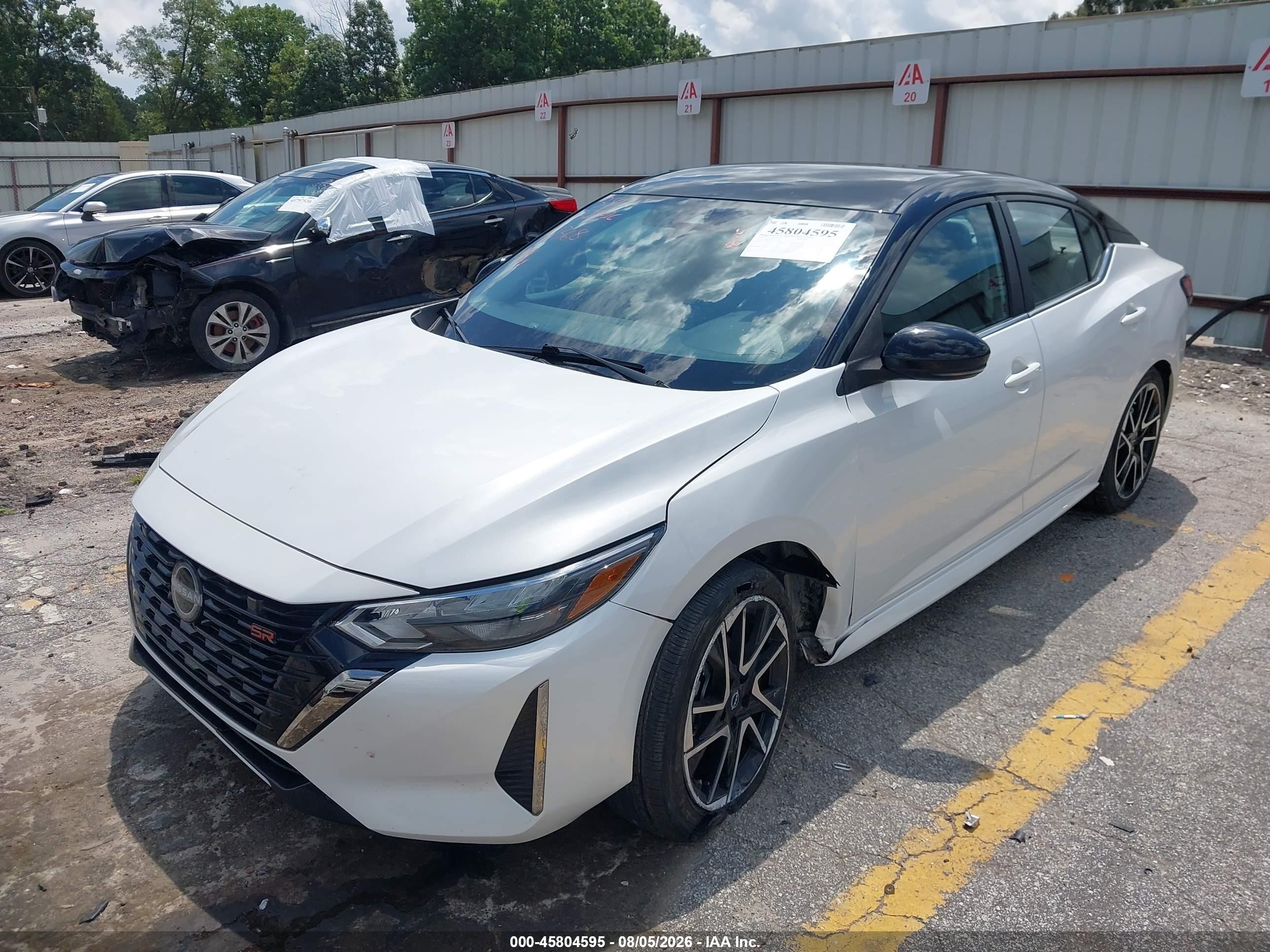 2024 Nissan Sentra Sr Xtronic Cvt White vin: 3N1AB8DVXRY364368