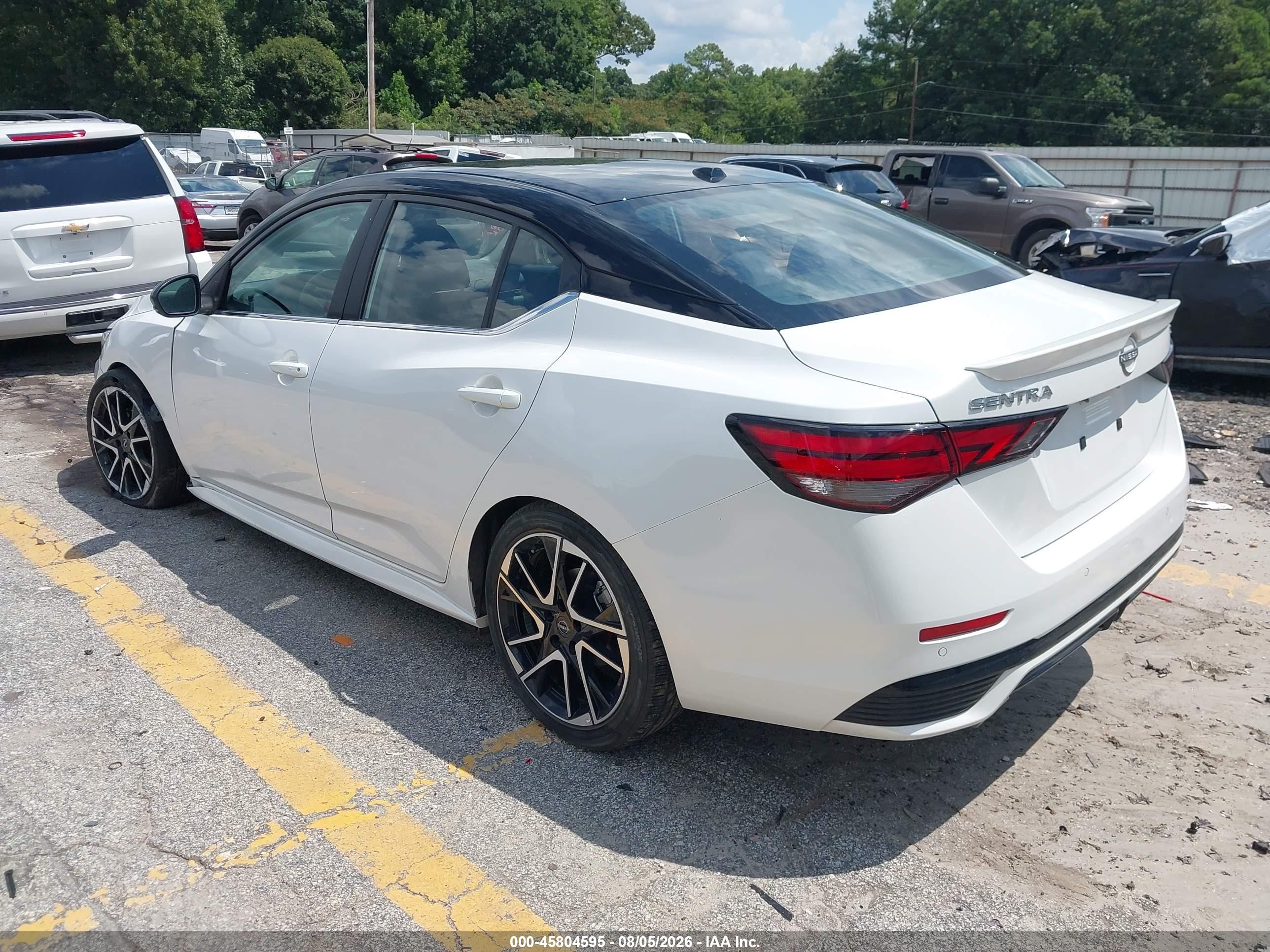 2024 Nissan Sentra Sr Xtronic Cvt White vin: 3N1AB8DVXRY364368