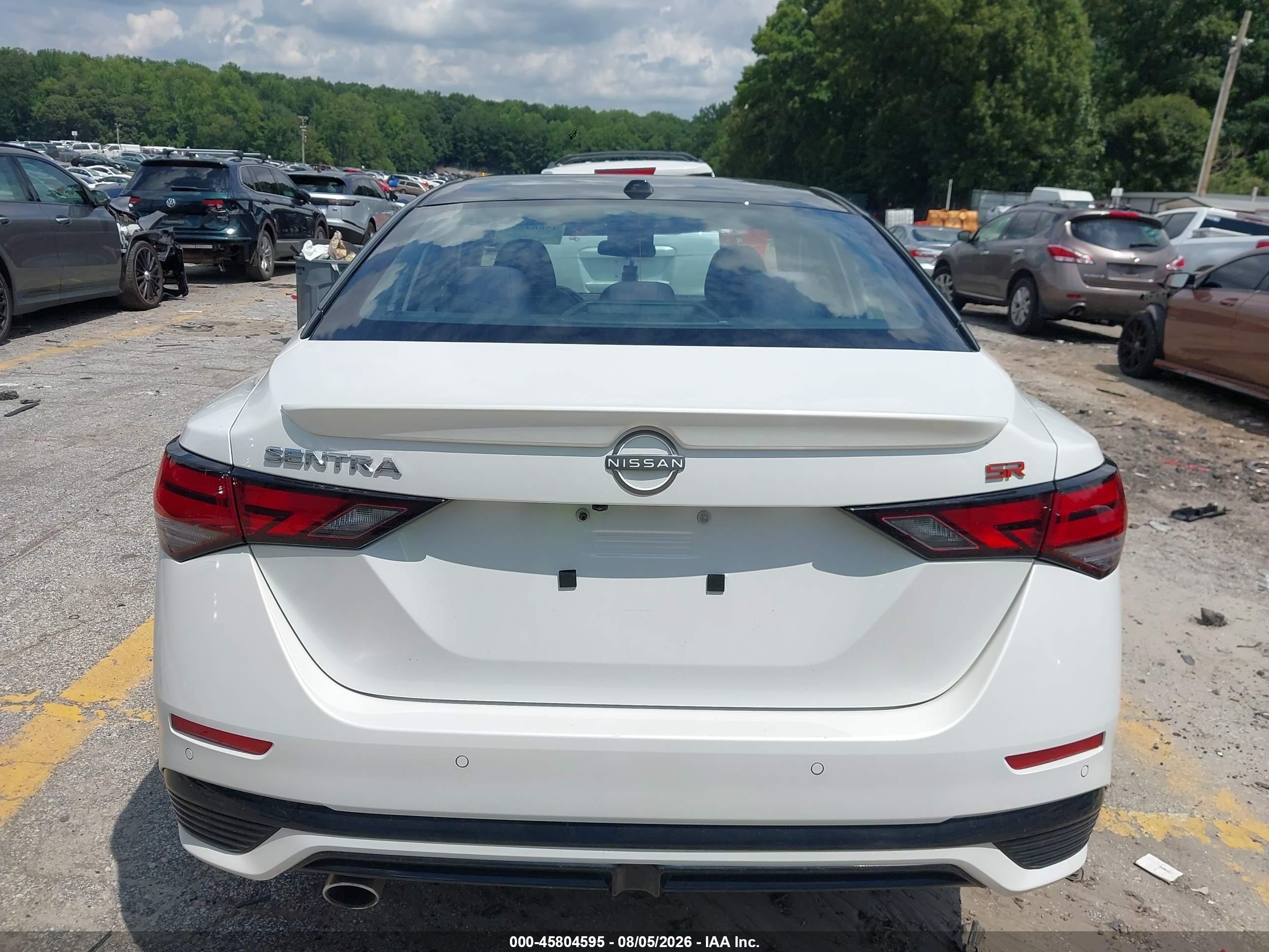 2024 Nissan Sentra Sr Xtronic Cvt White vin: 3N1AB8DVXRY364368