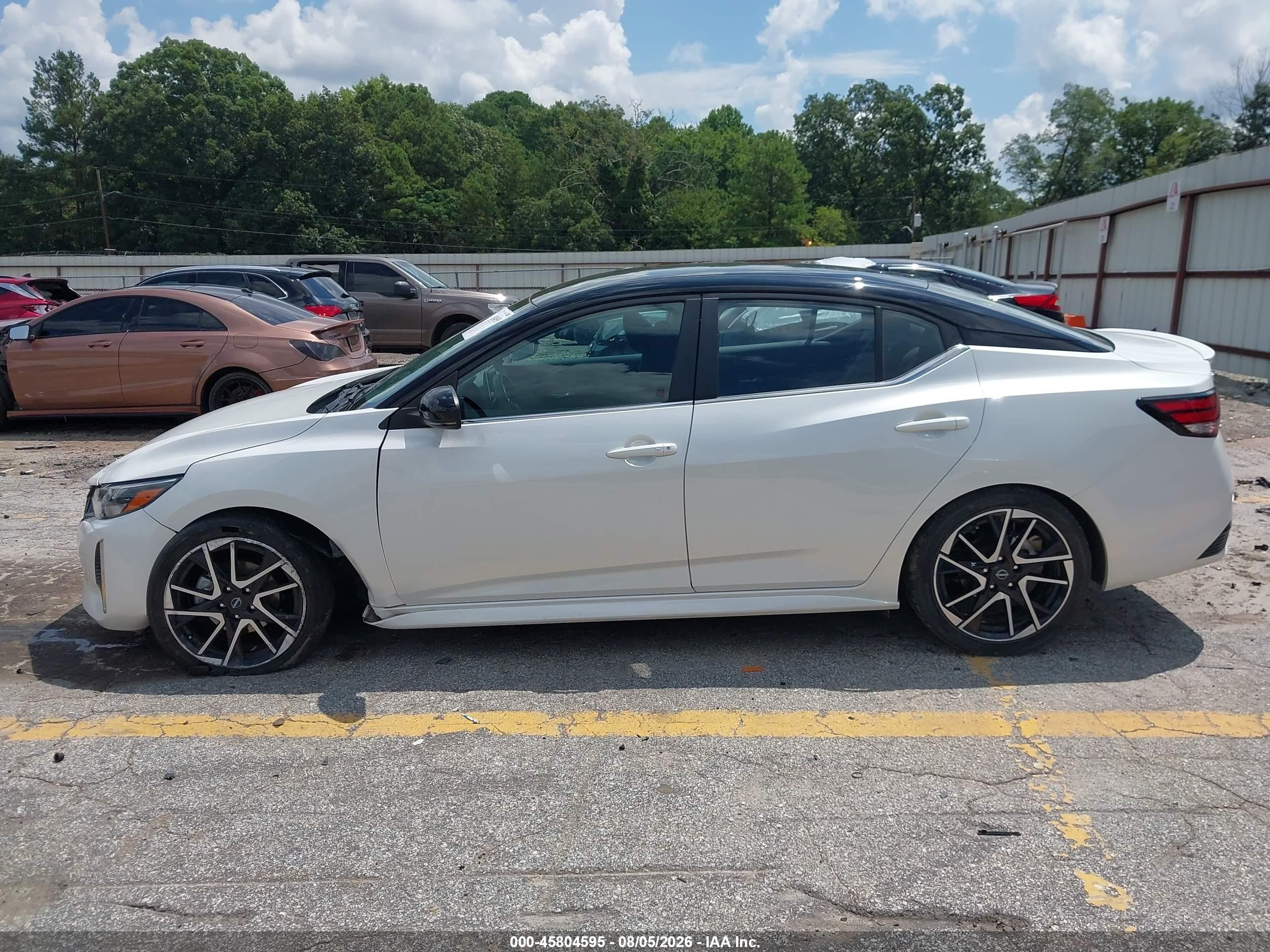2024 Nissan Sentra Sr Xtronic Cvt White vin: 3N1AB8DVXRY364368