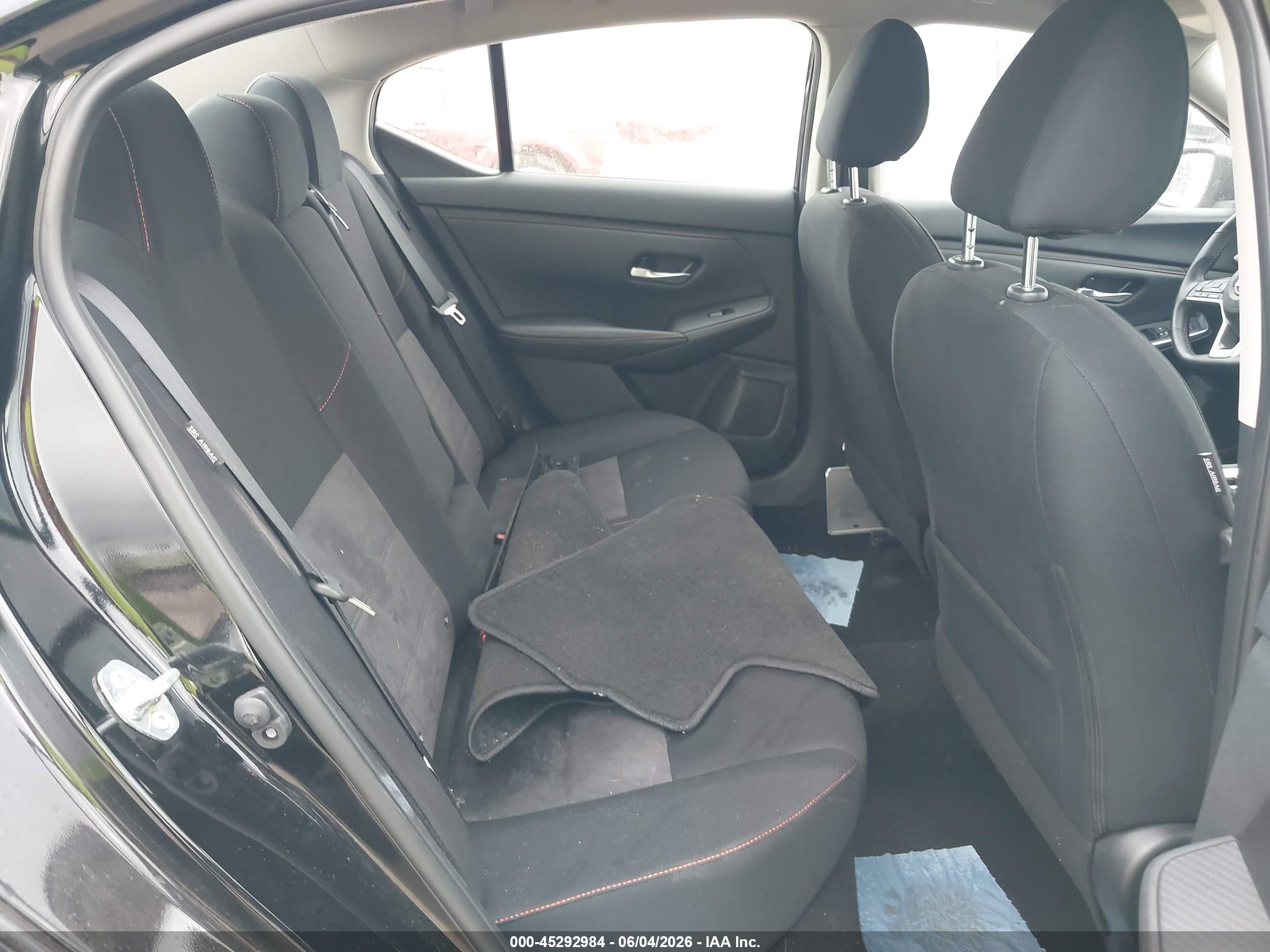 2025 Nissan Sentra Sr Black vin: 3N1AB8DVXSY310185