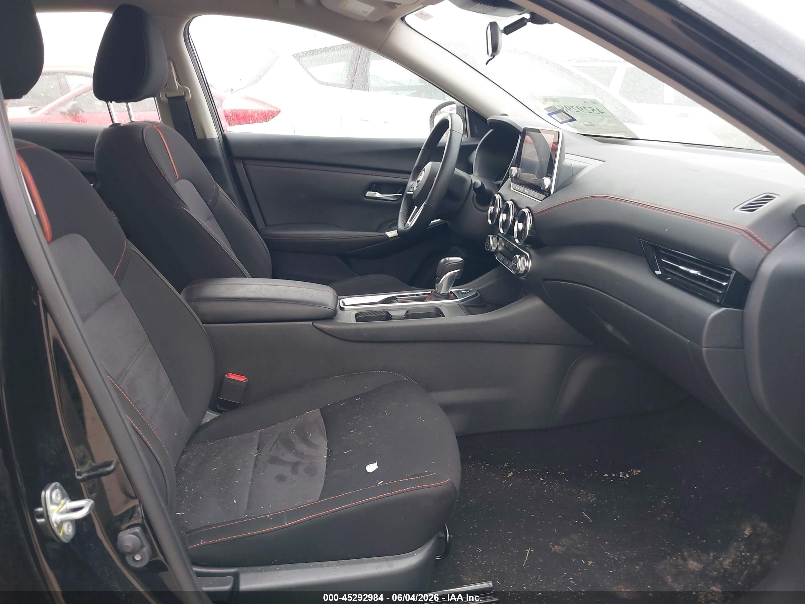 2025 Nissan Sentra Sr Black vin: 3N1AB8DVXSY310185