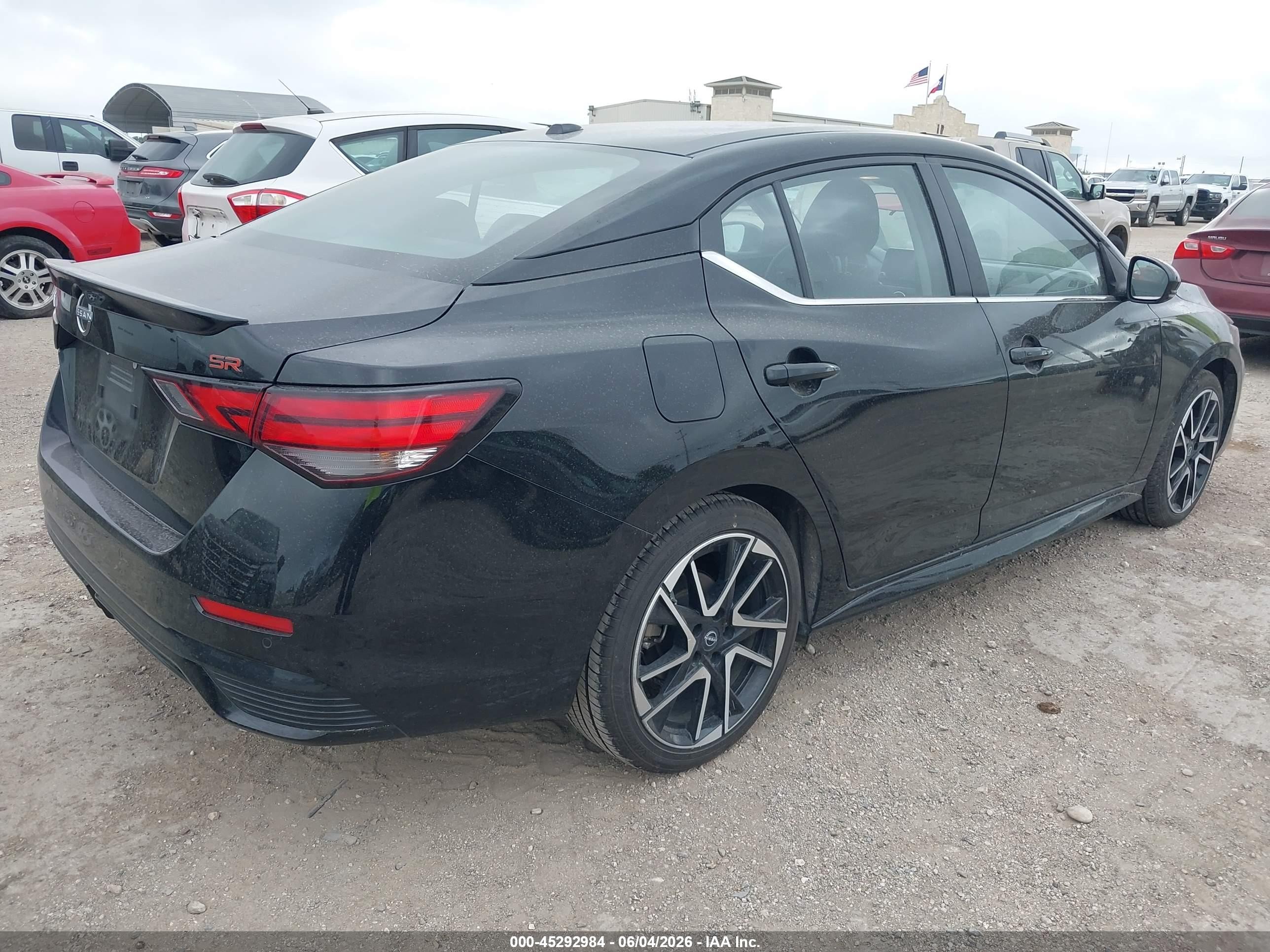 2025 Nissan Sentra Sr Black vin: 3N1AB8DVXSY310185