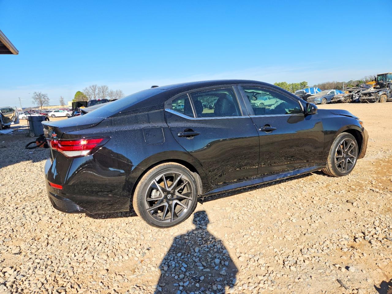 2025 Nissan Sentra Sr Black vin: 3N1AB8DVXSY417334