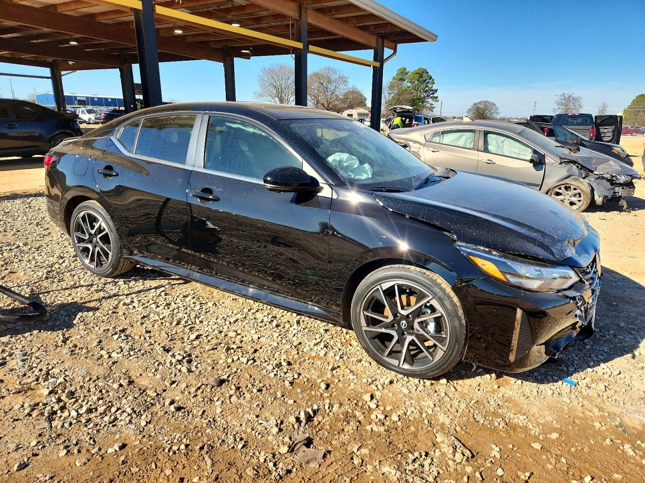 2025 Nissan Sentra Sr Black vin: 3N1AB8DVXSY417334