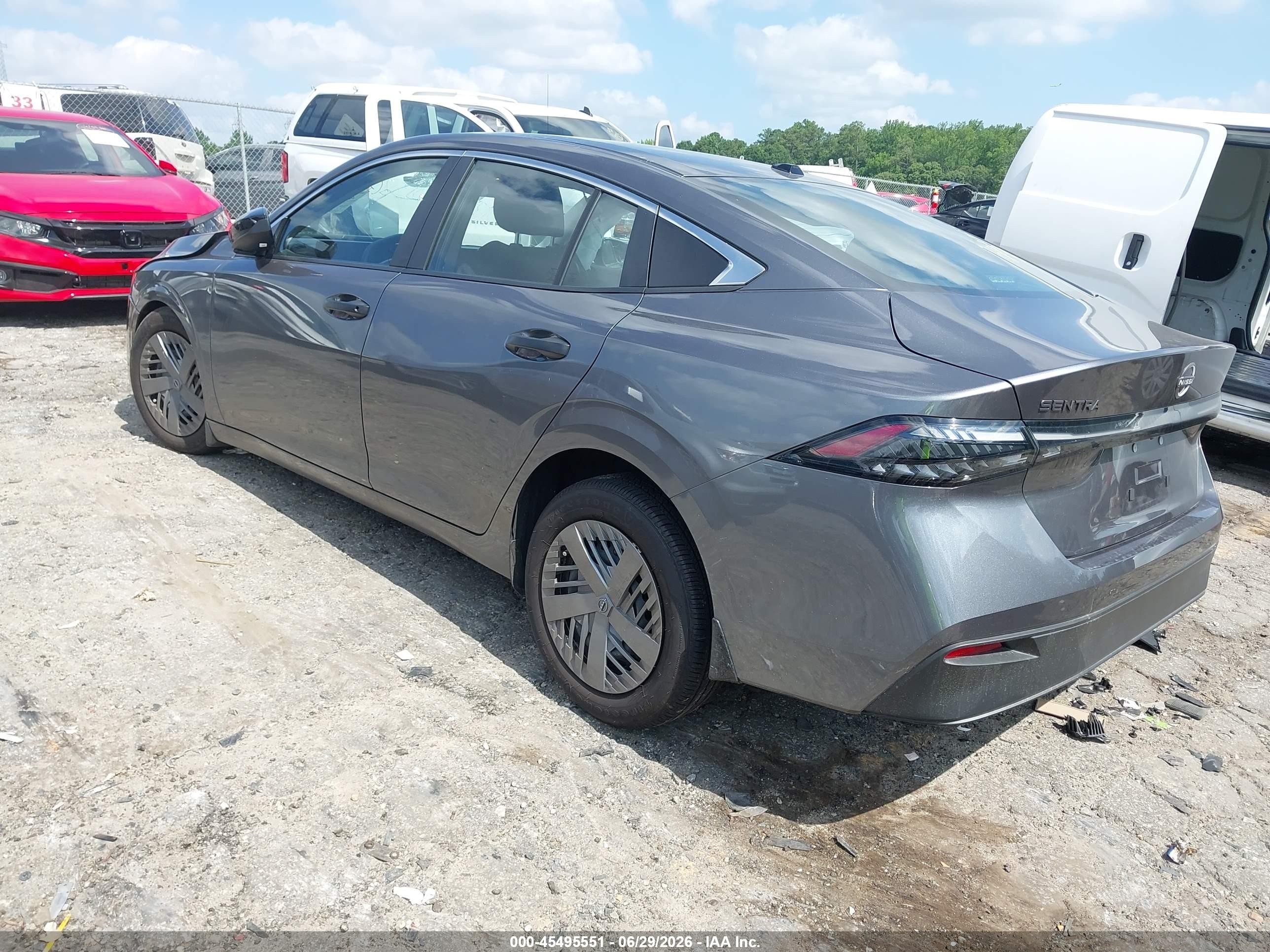 2026 Nissan Sentra S Gray vin: 3N1AB9BV4TY210626