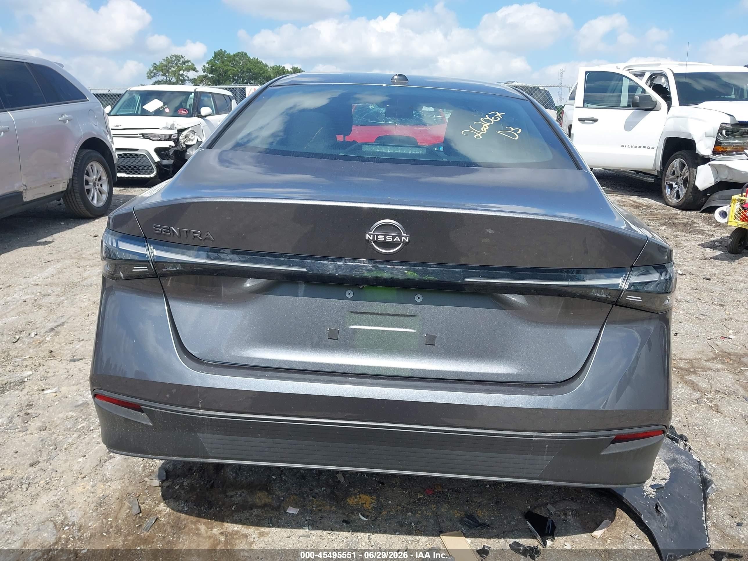 2026 Nissan Sentra S Gray vin: 3N1AB9BV4TY210626
