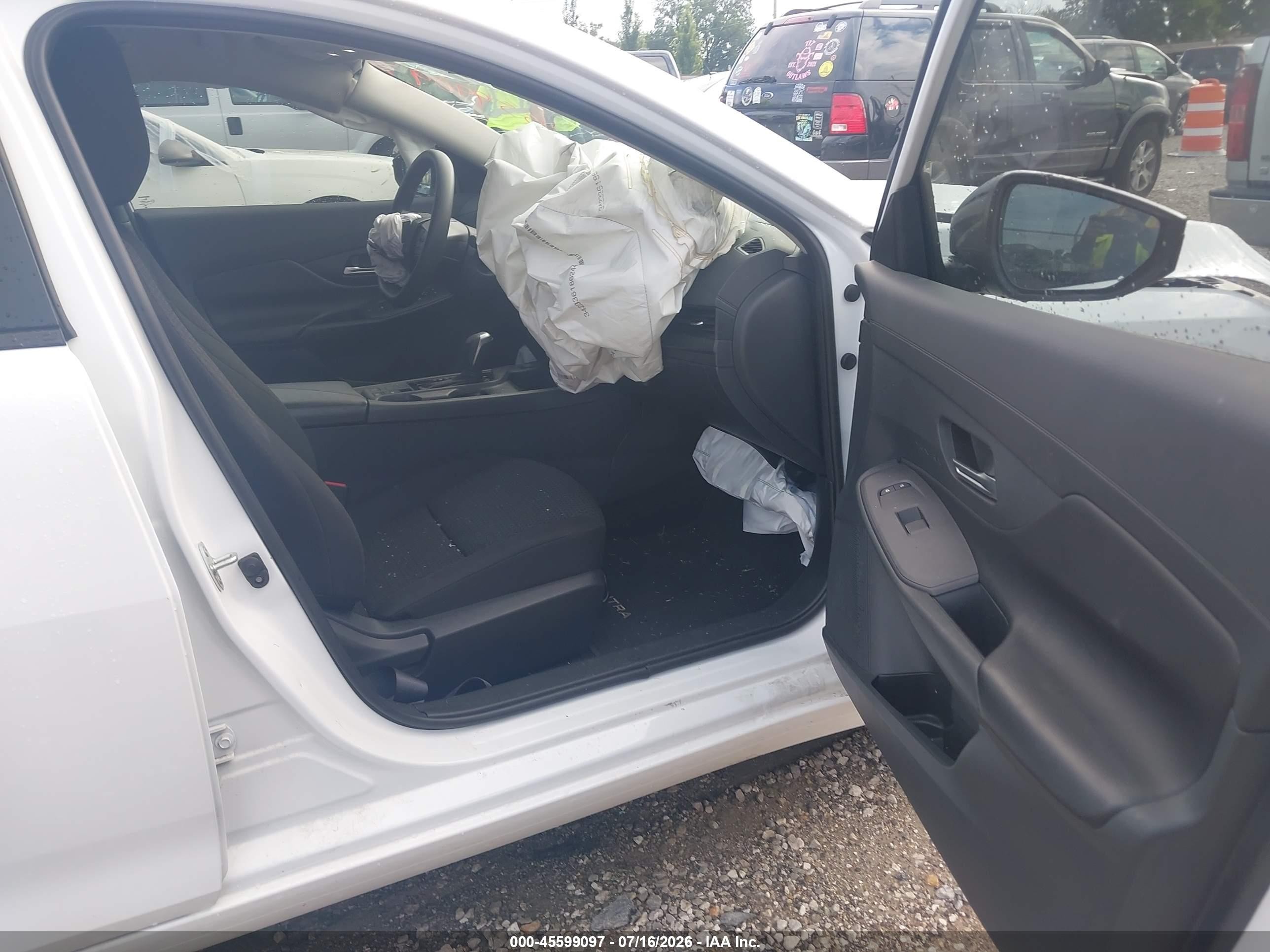 2026 Nissan Sentra S Белый vin: 3N1AB9BV7TY209566
