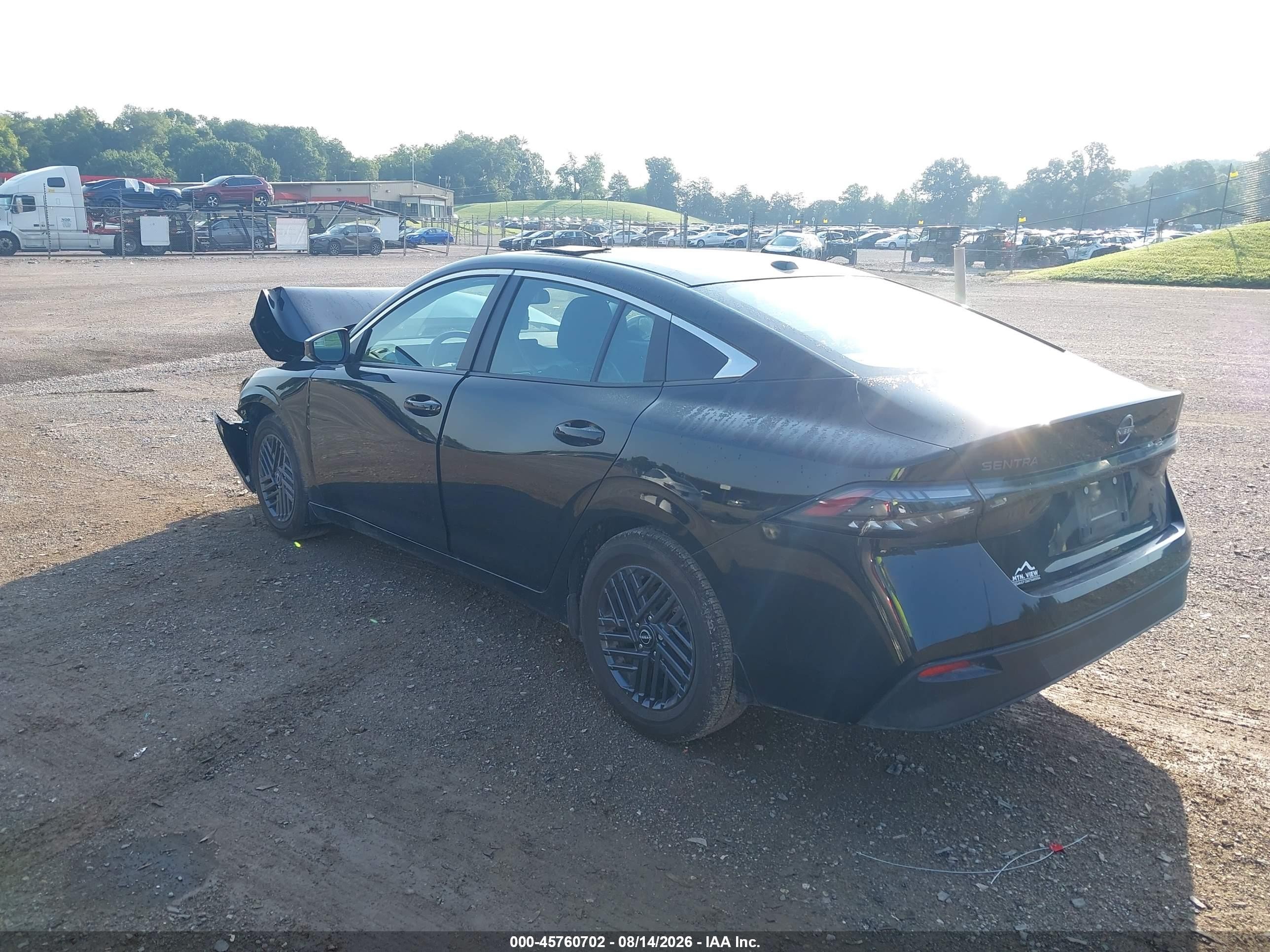 2026 Nissan Sentra Sv Black vin: 3N1AB9CV2TY279345