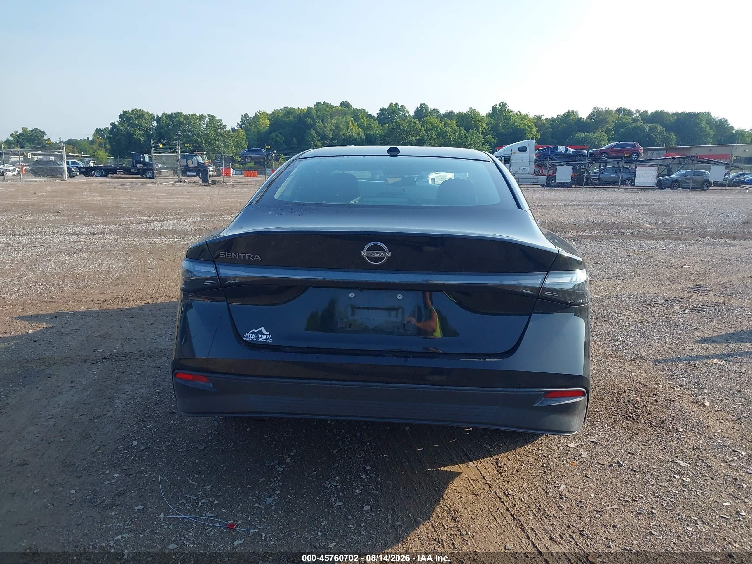2026 Nissan Sentra Sv Black vin: 3N1AB9CV2TY279345