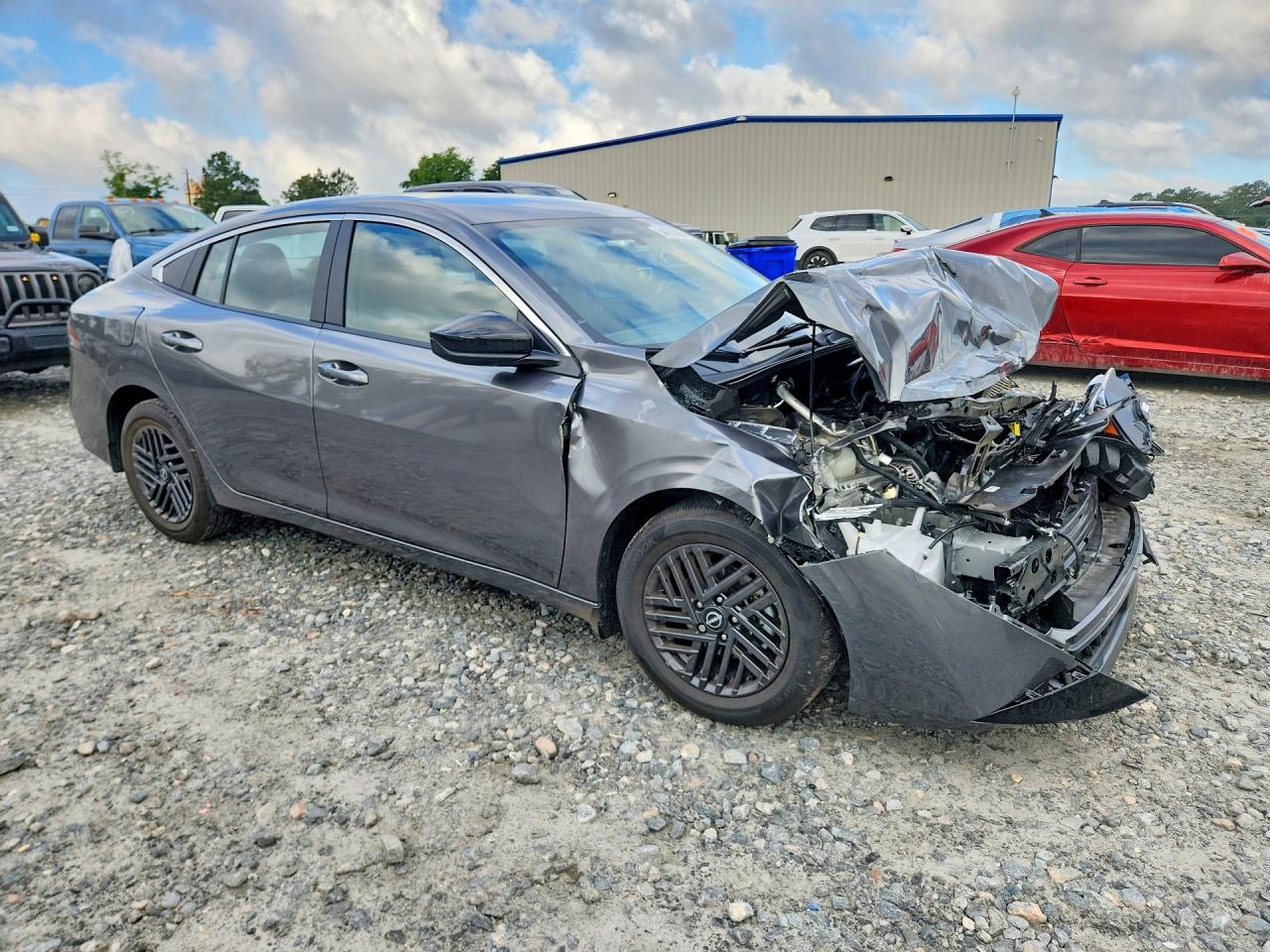 2026 Nissan Sentra Sv Gray vin: 3N1AB9CV7TY205645
