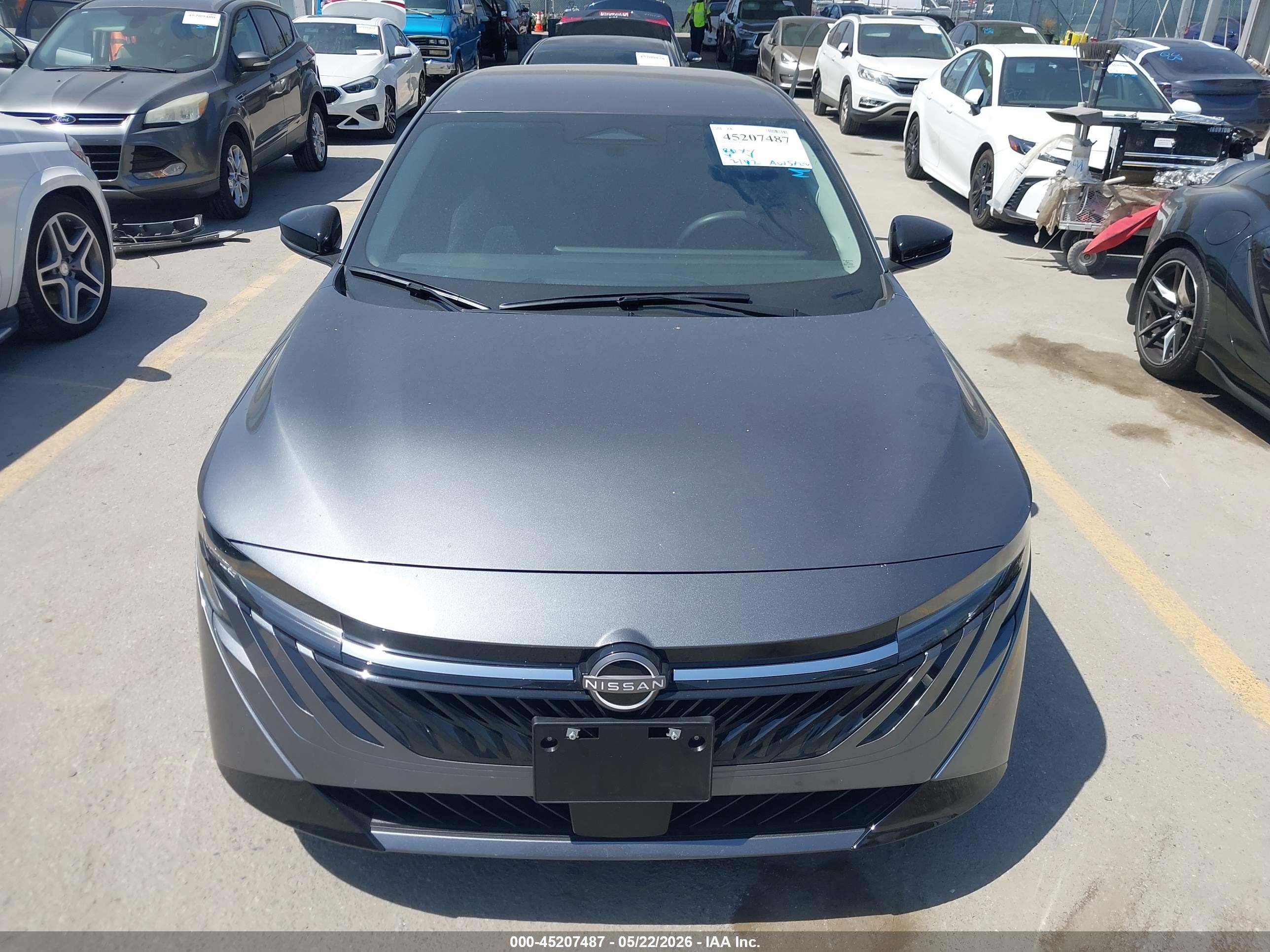 2026 Nissan Sentra Sv Gray vin: 3N1AB9CV7TY231016