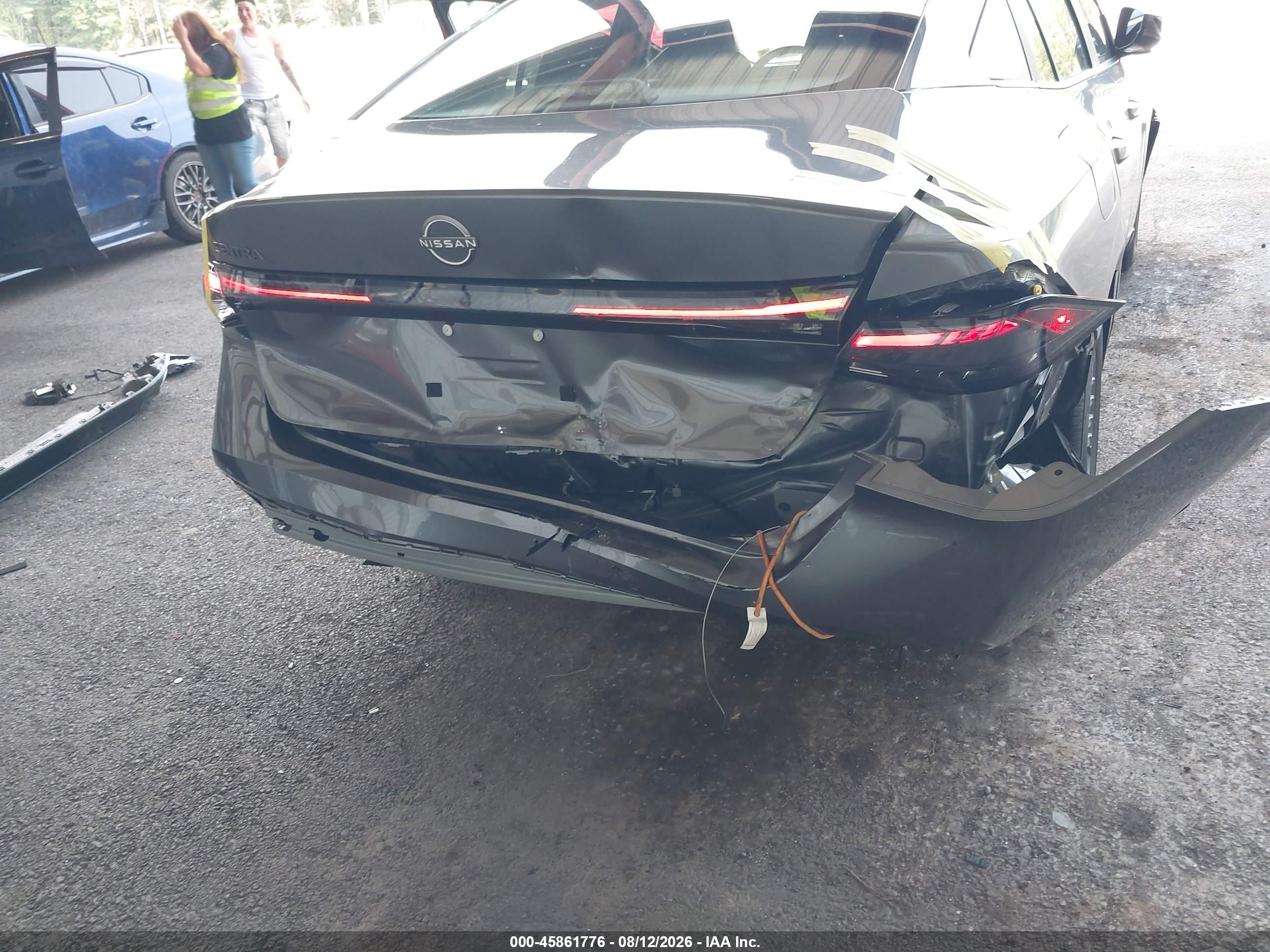 2026 Nissan Sentra Sv Серый vin: 3N1AB9CV9TY234953