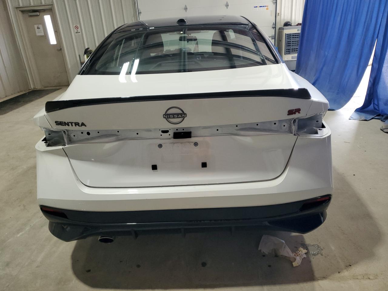 2026 Nissan Sentra Sr White vin: 3N1AB9DV1TY225663 Damage: Right Tail Light, Missing, Replacement Required