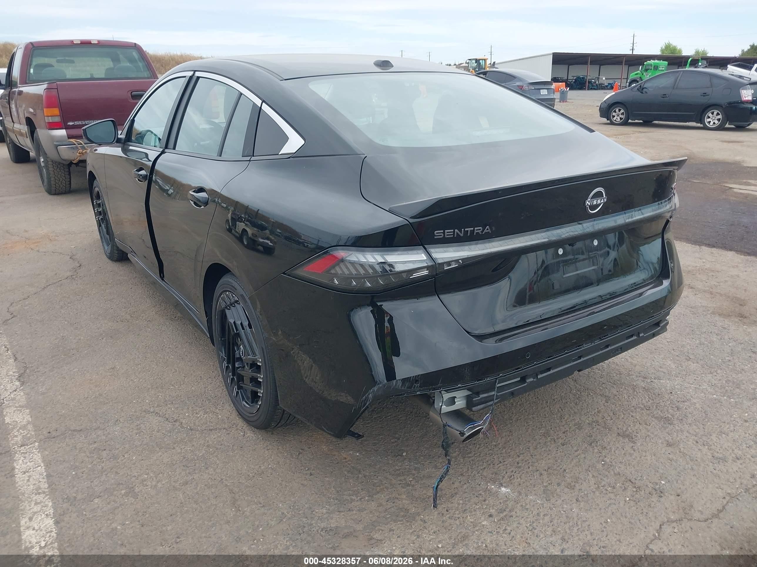 2026 Nissan Sentra Sr Black vin: 3N1AB9DV1TY229308