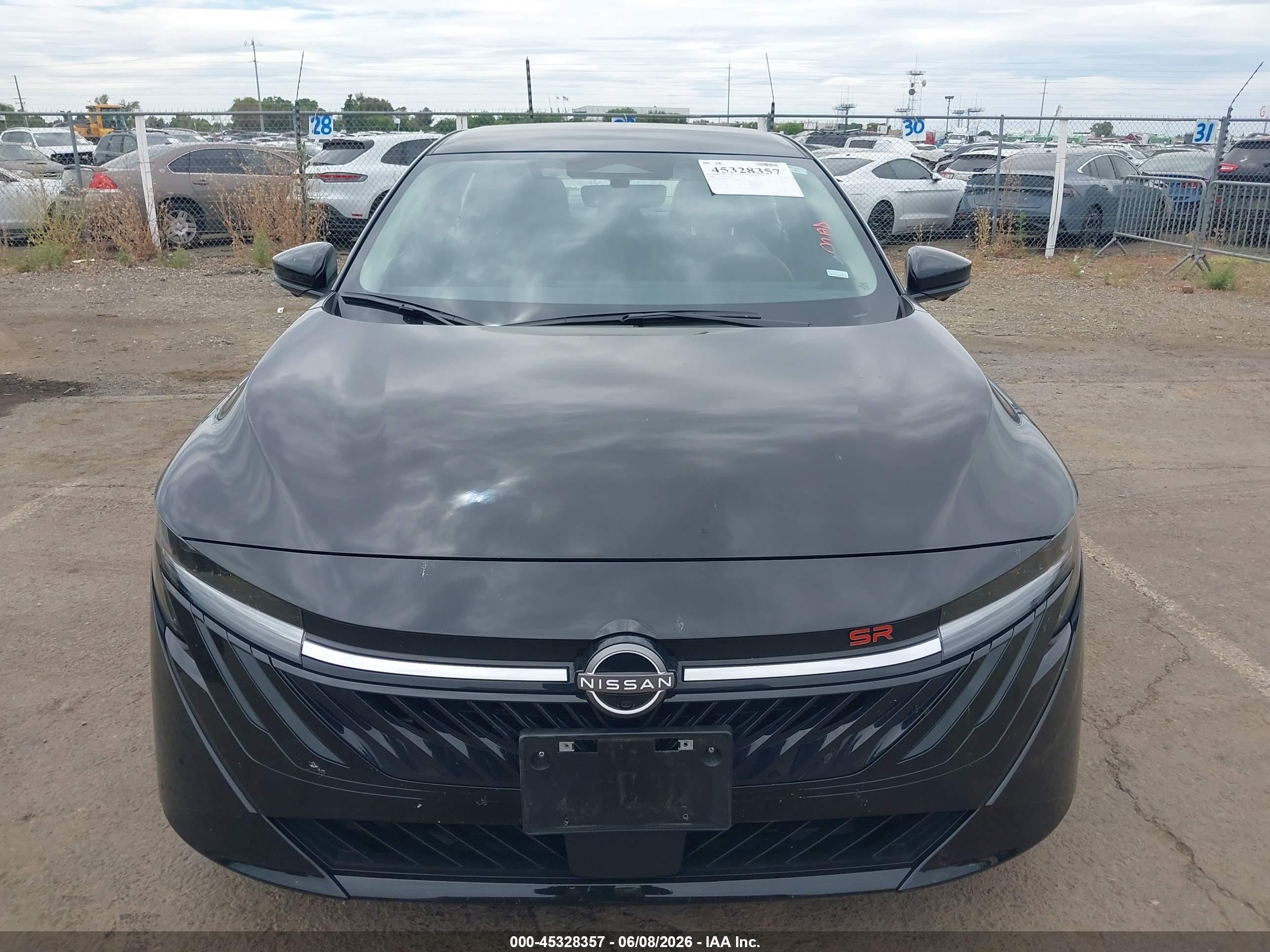 2026 Nissan Sentra Sr Black vin: 3N1AB9DV1TY229308