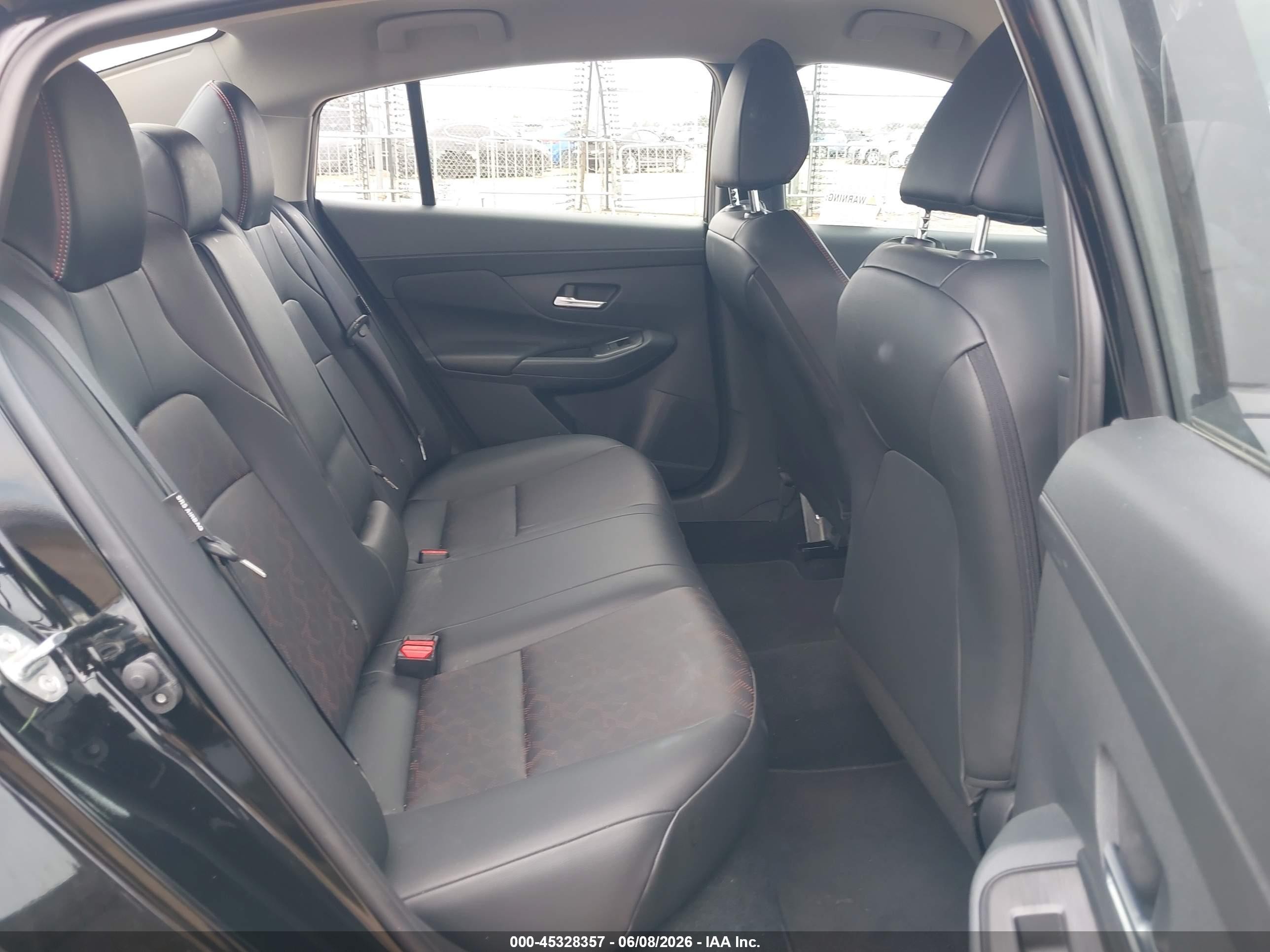 2026 Nissan Sentra Sr Black vin: 3N1AB9DV1TY229308