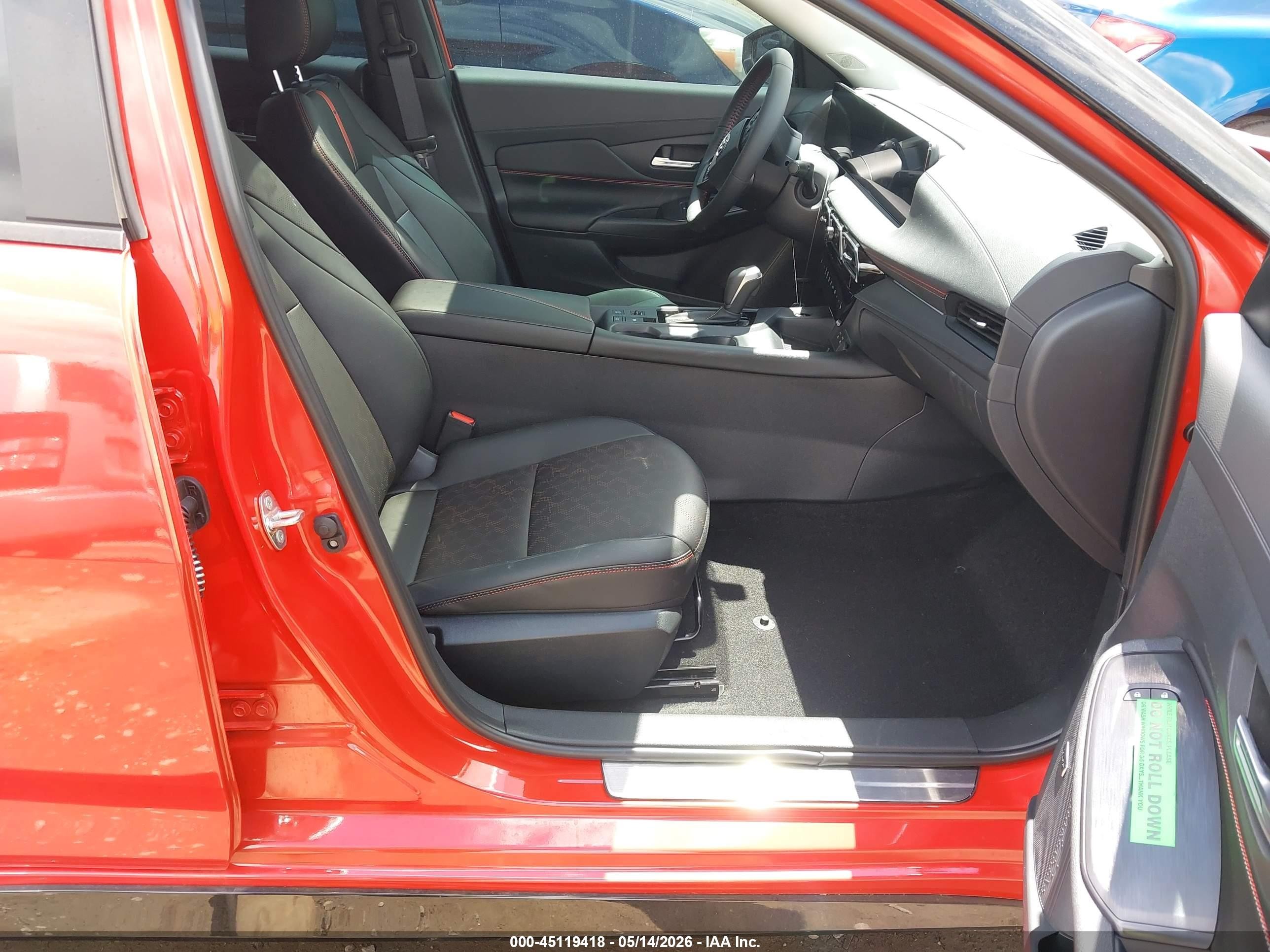 2026 Nissan Sentra Sr Orange vin: 3N1AB9DV2TY241810