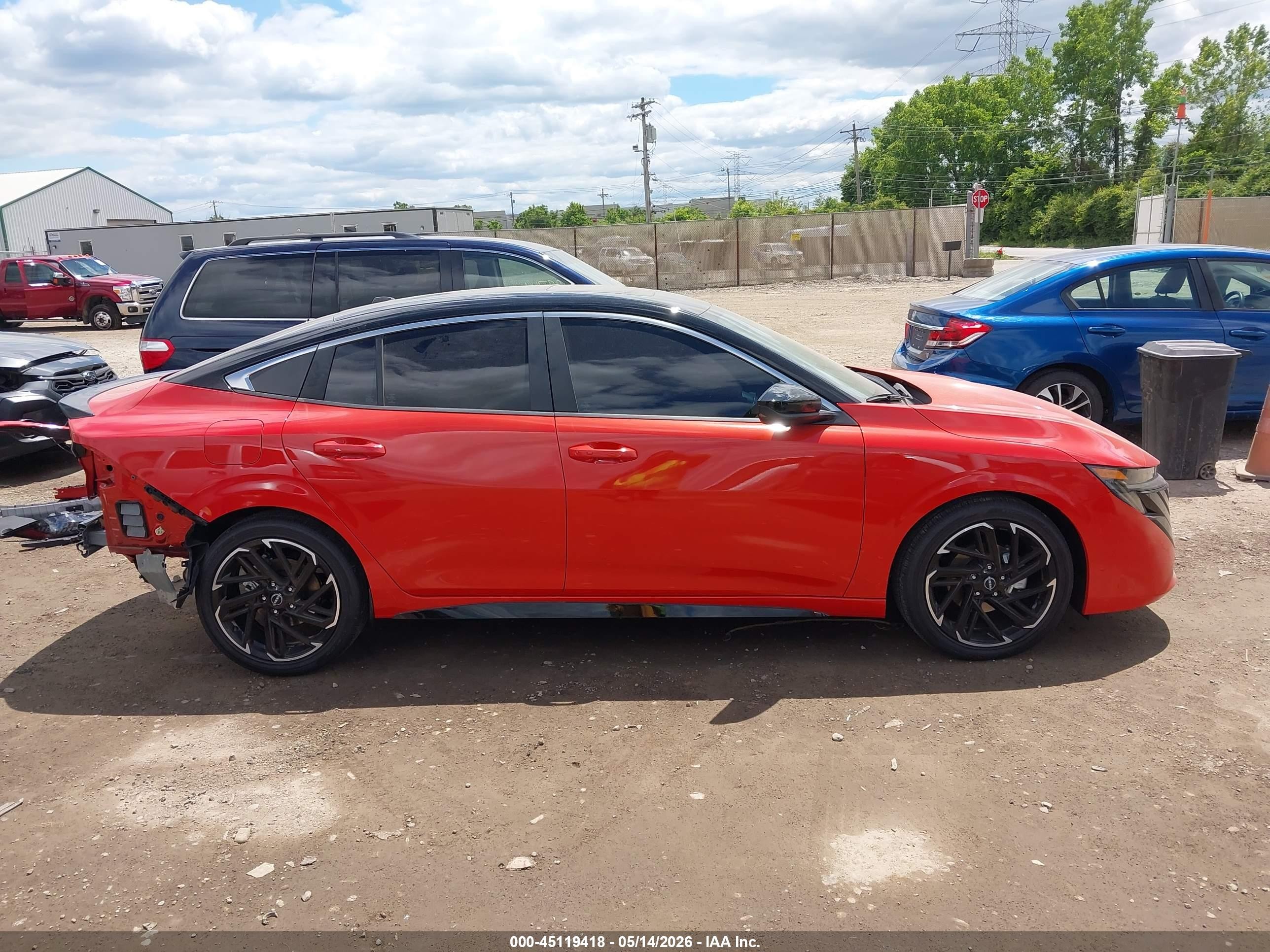 2026 Nissan Sentra Sr Orange vin: 3N1AB9DV2TY241810