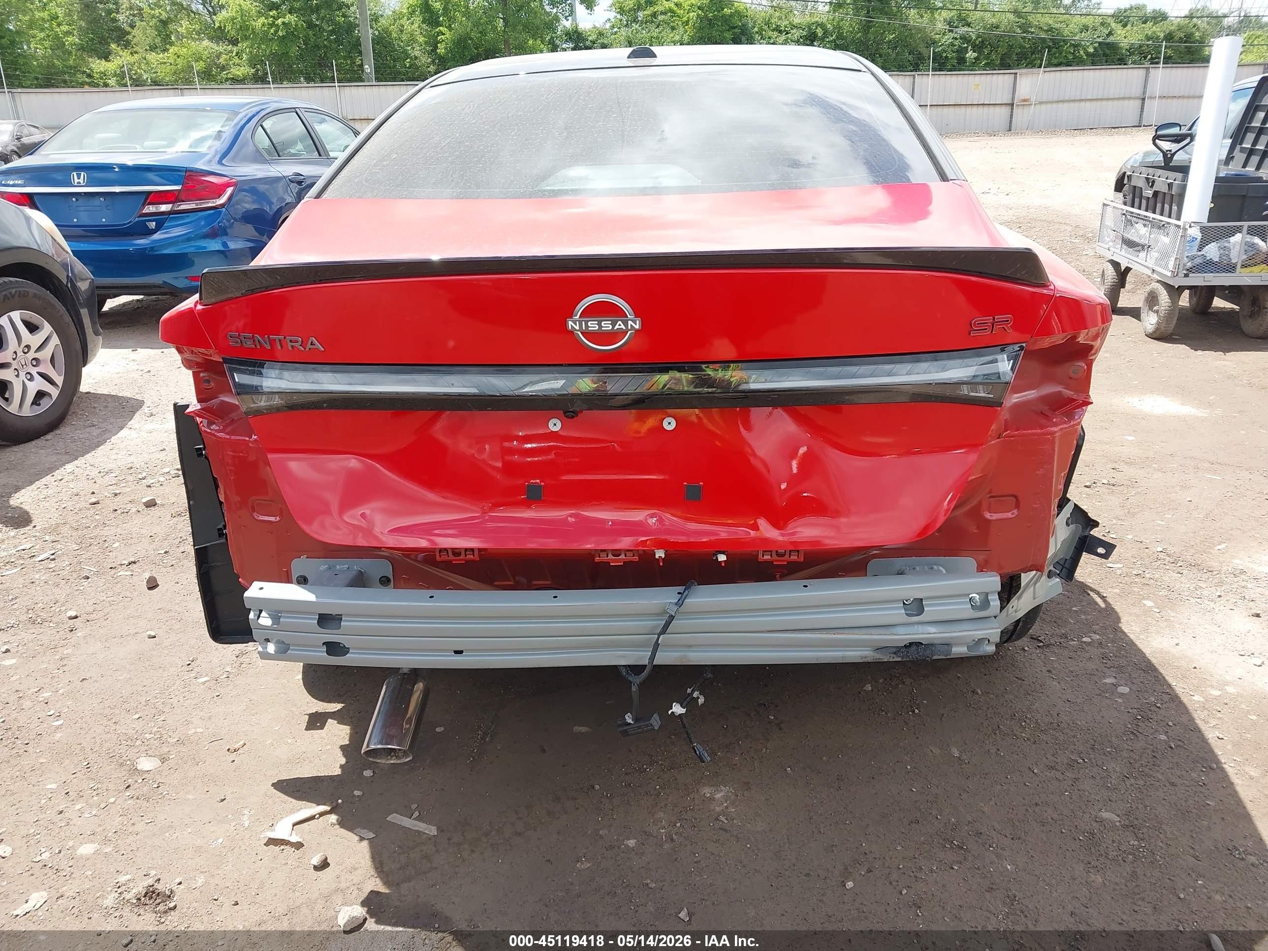 2026 Nissan Sentra Sr Orange vin: 3N1AB9DV2TY241810