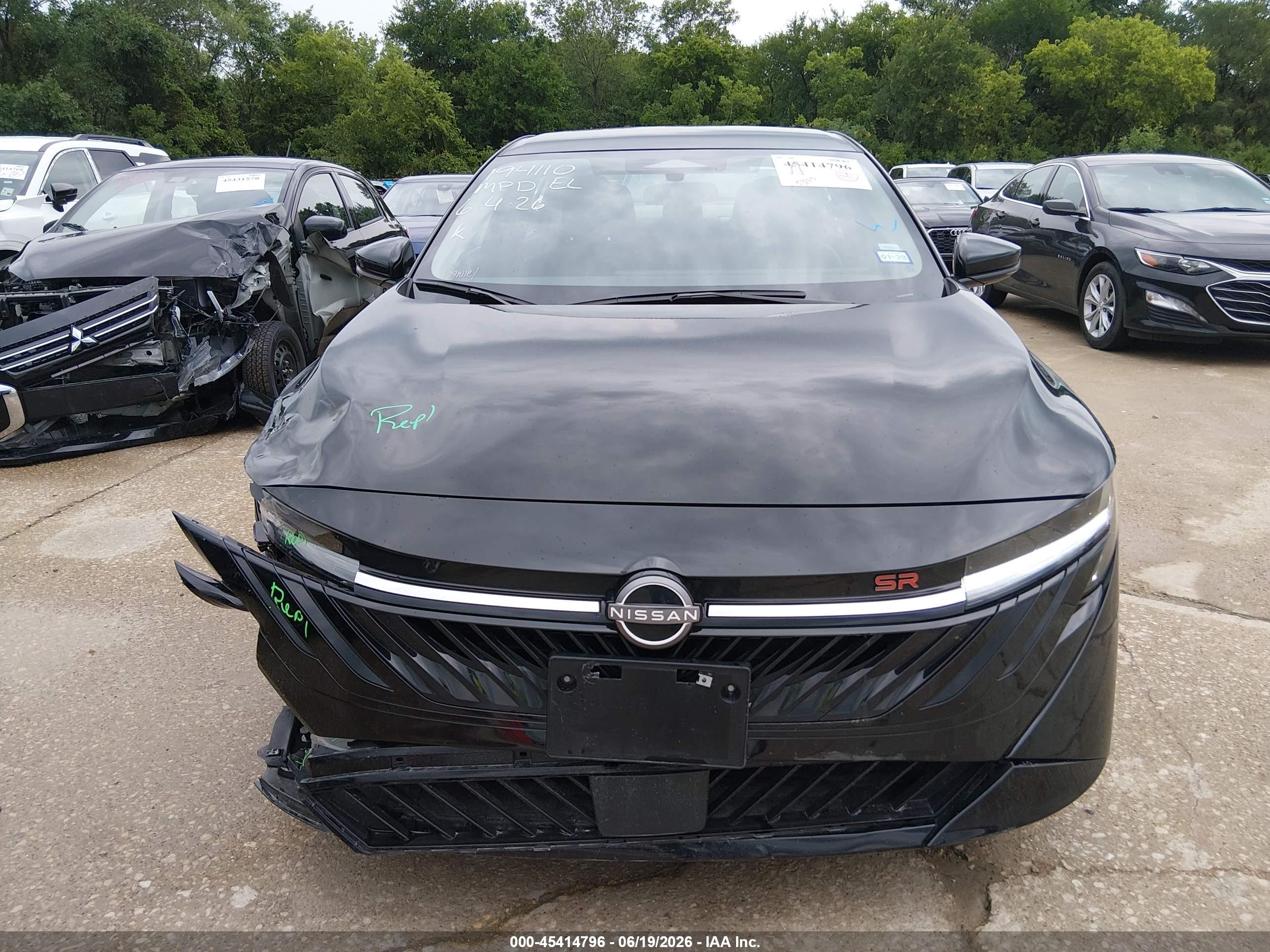 2026 Nissan Sentra Sr Black vin: 3N1AB9DV2TY253018