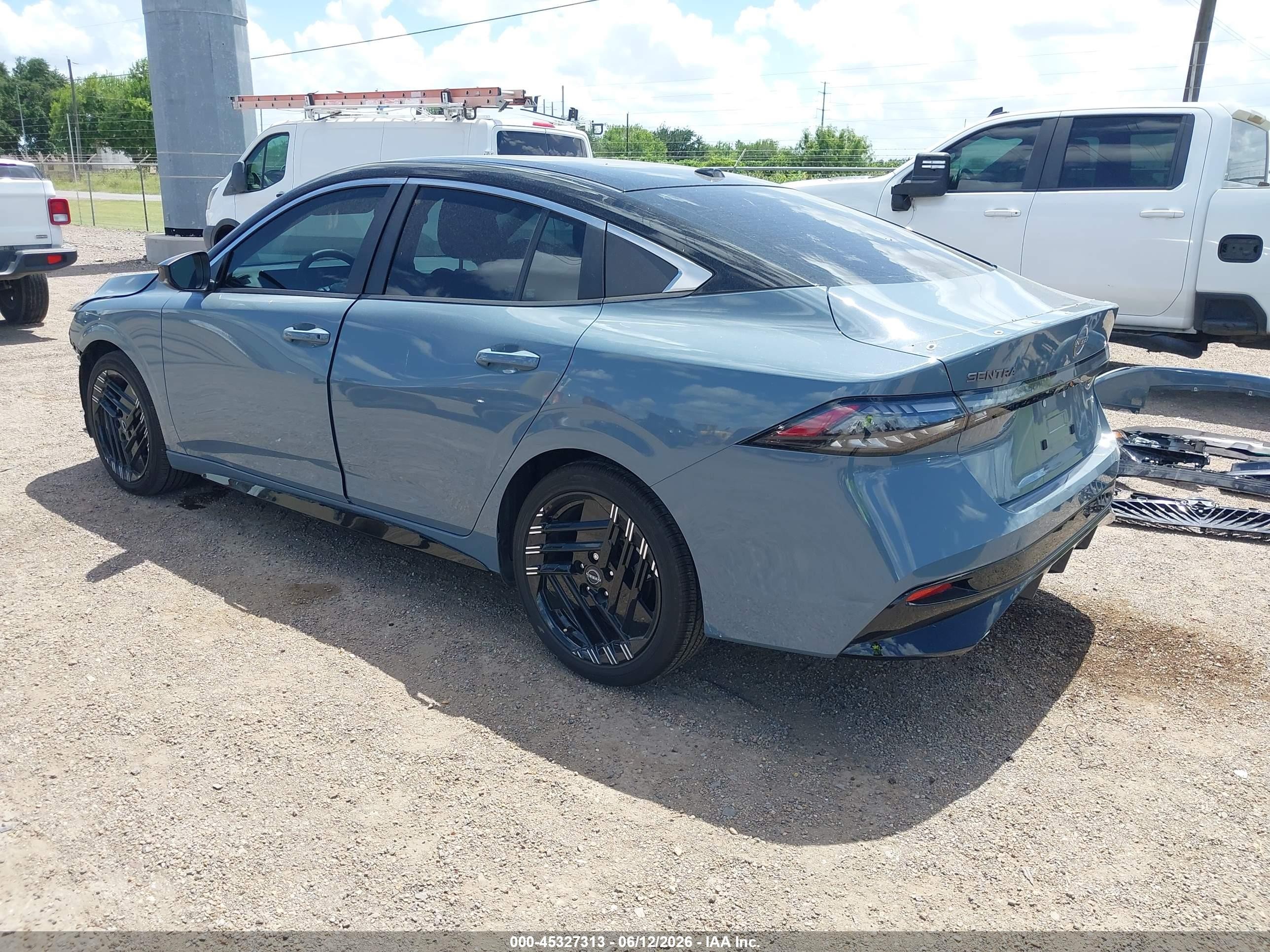 2026 Nissan Sentra Sr Blue vin: 3N1AB9DV2TY253746