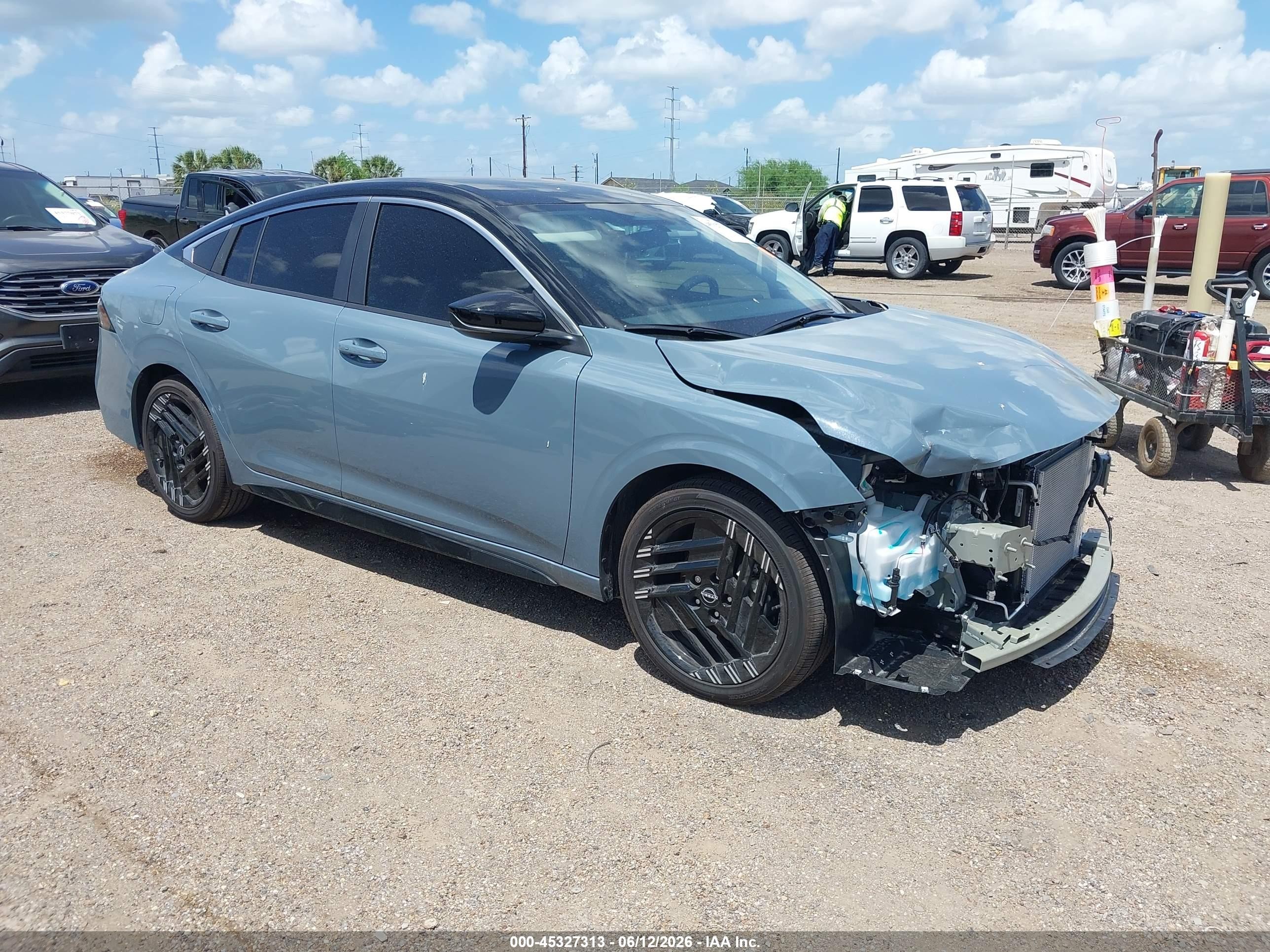 2026 Nissan Sentra Sr Blue vin: 3N1AB9DV2TY253746
