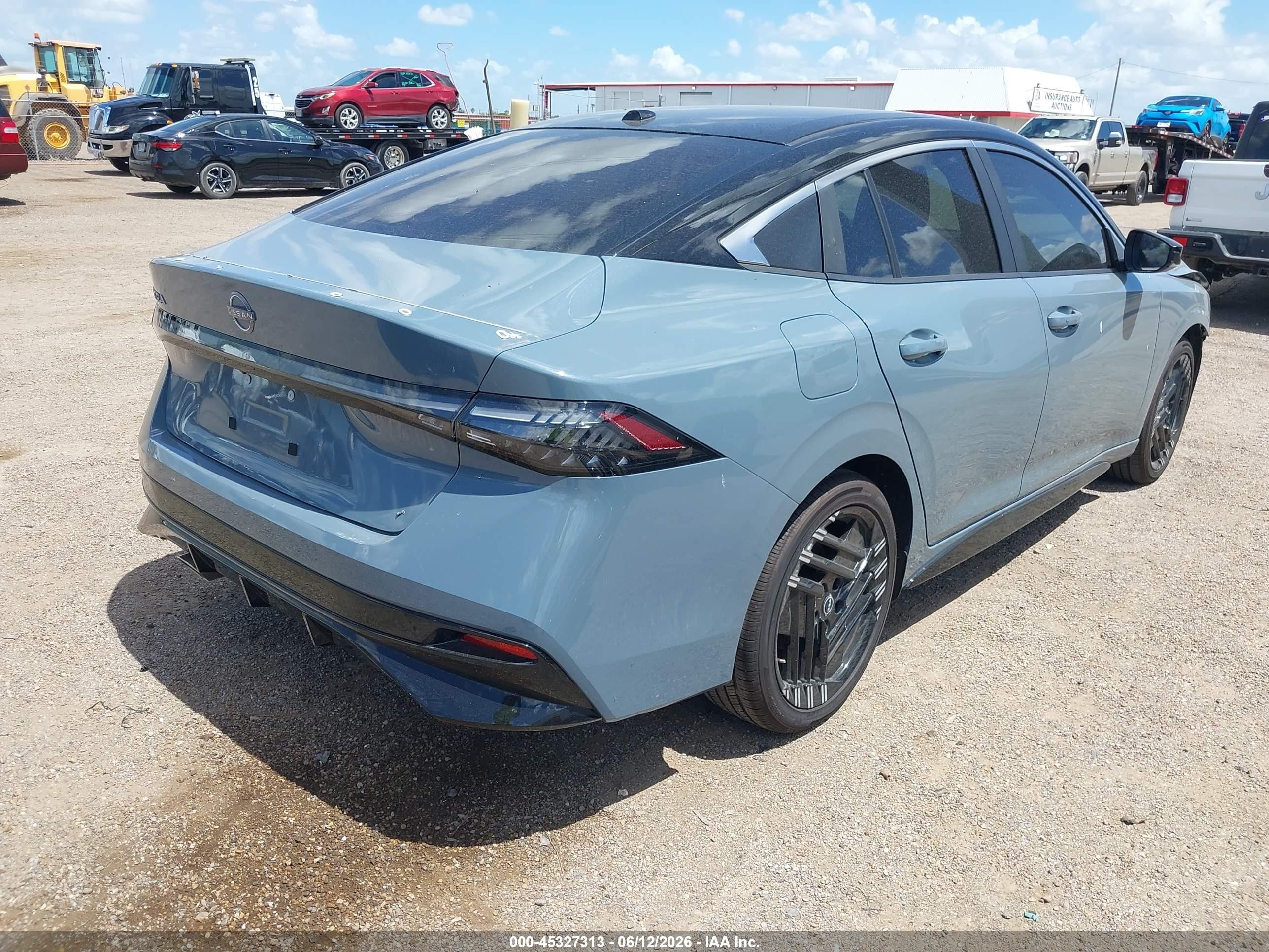 2026 Nissan Sentra Sr Blue vin: 3N1AB9DV2TY253746