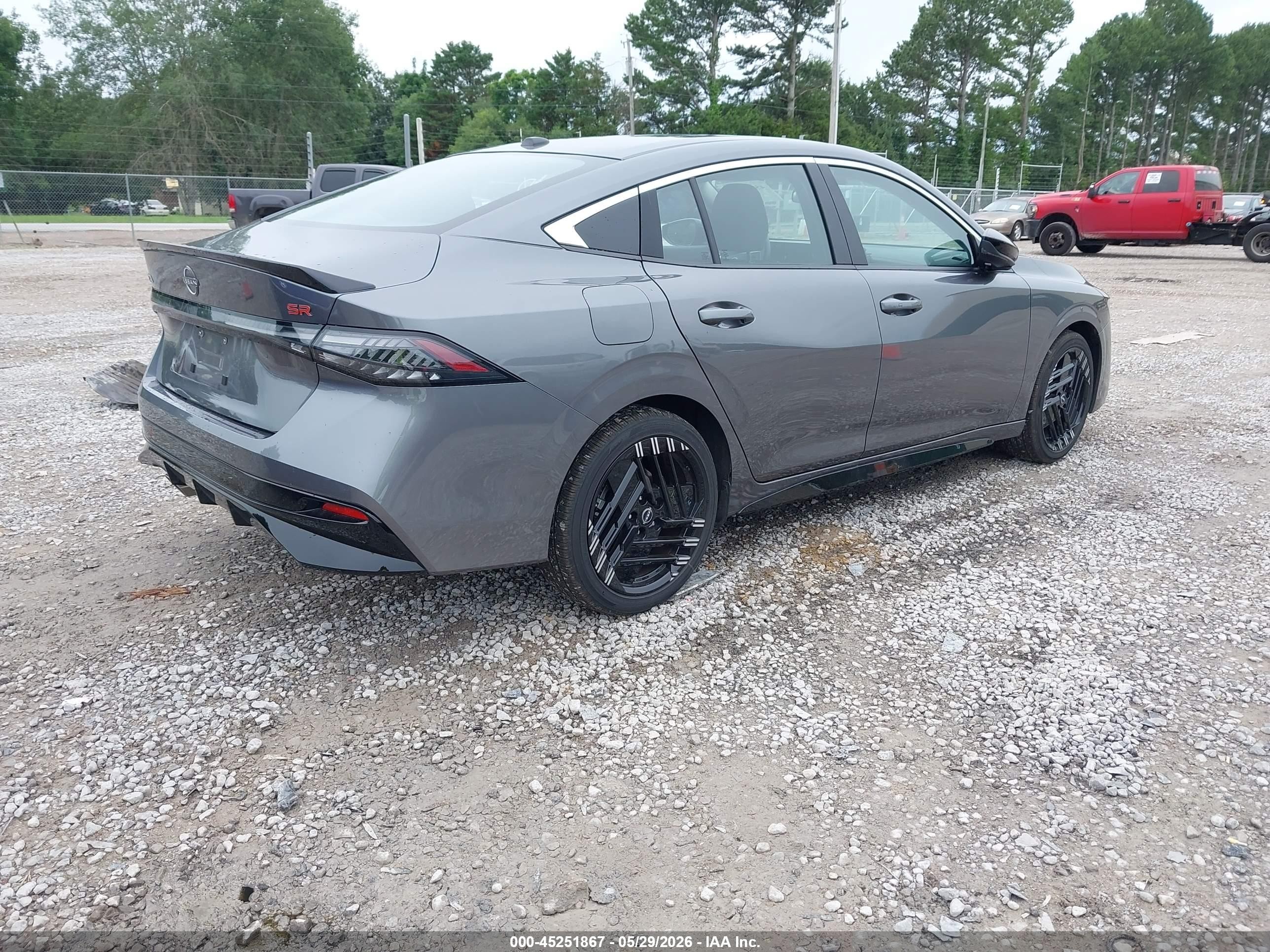 2026 Nissan Sentra Sr Gray vin: 3N1AB9DV2TY254055