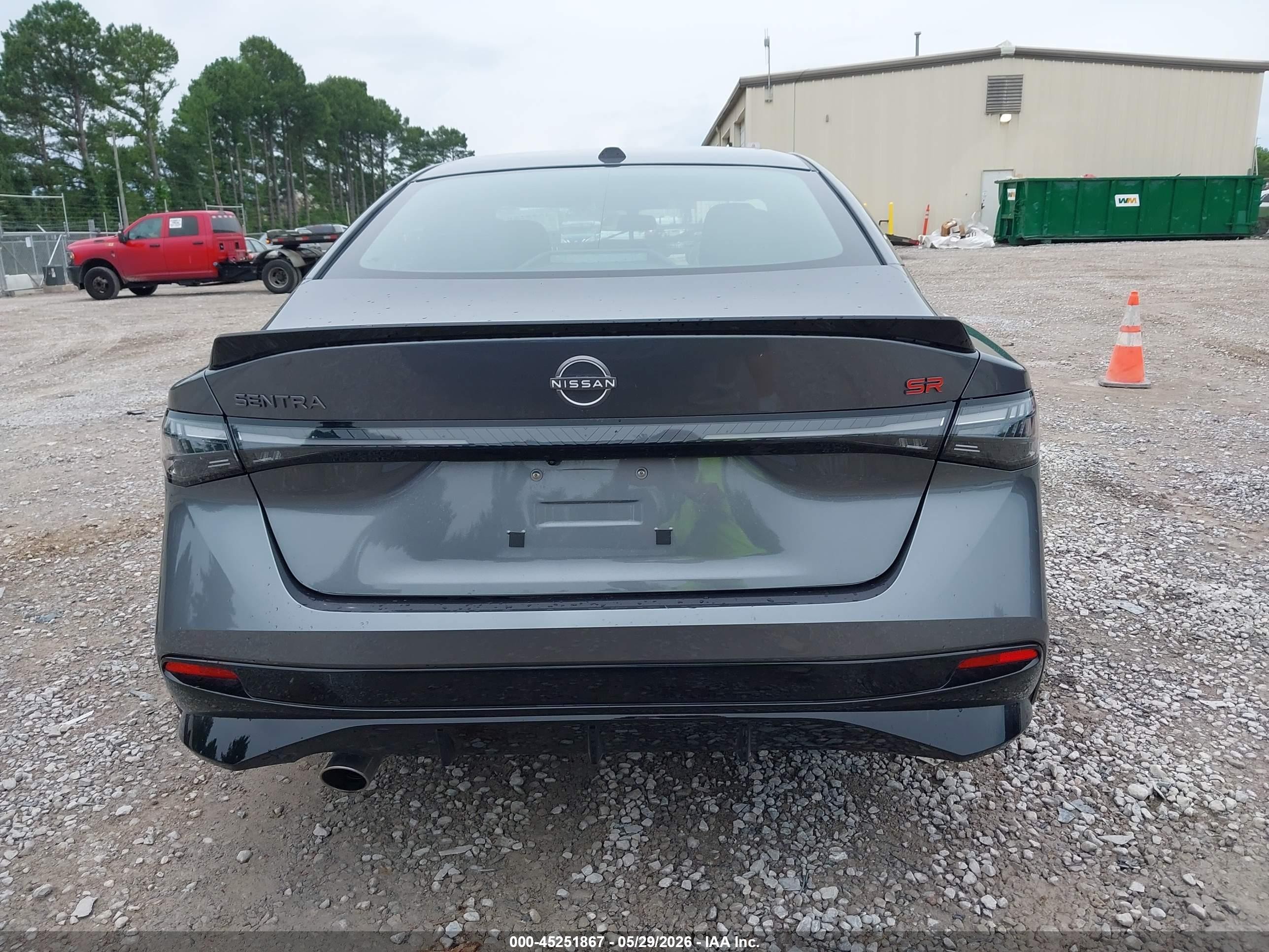 2026 Nissan Sentra Sr Gray vin: 3N1AB9DV2TY254055