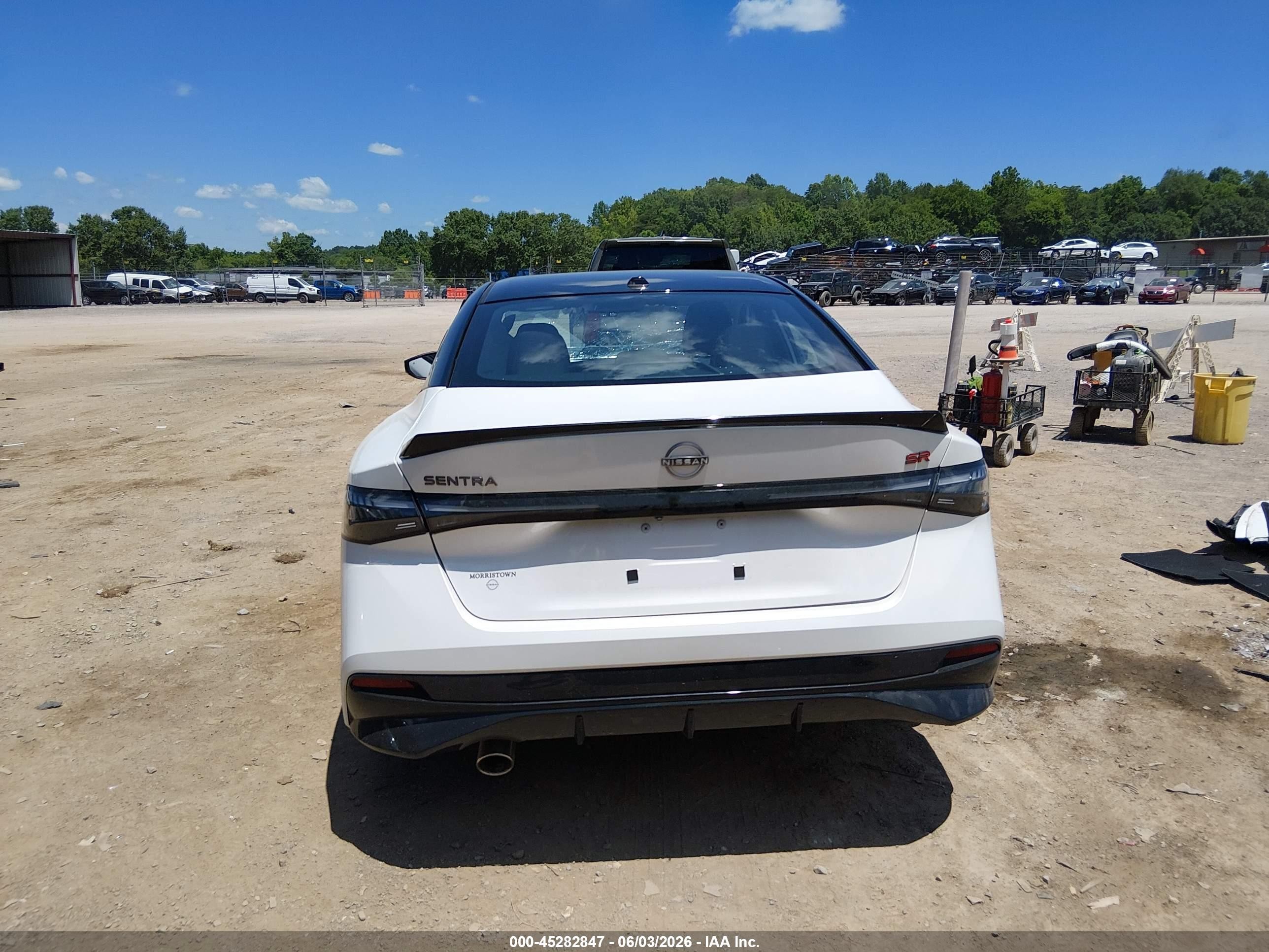 2026 Nissan Sentra Sr White vin: 3N1AB9DV6TY270744