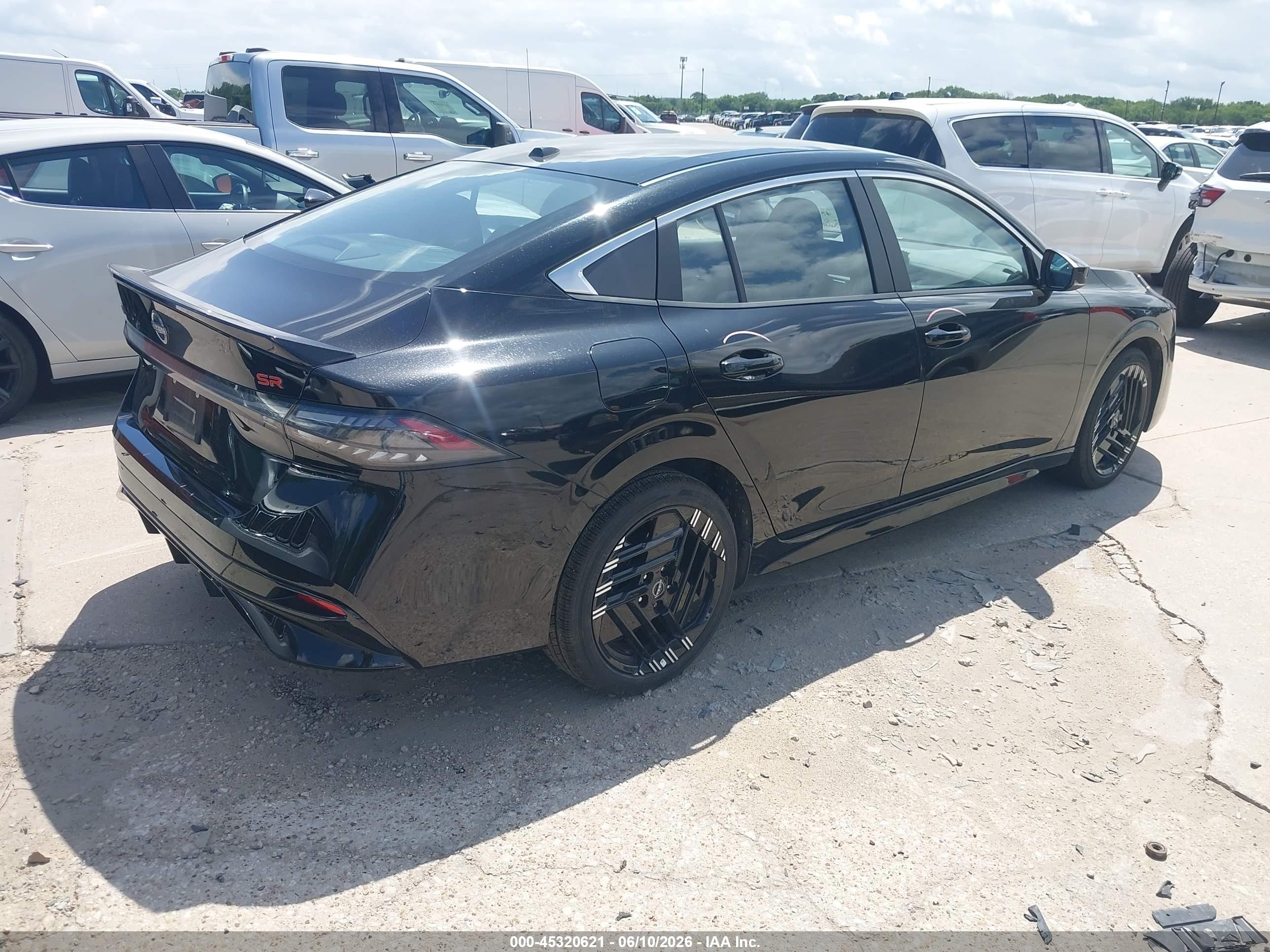 2026 Nissan Sentra Sr Black vin: 3N1AB9DVXTY231137