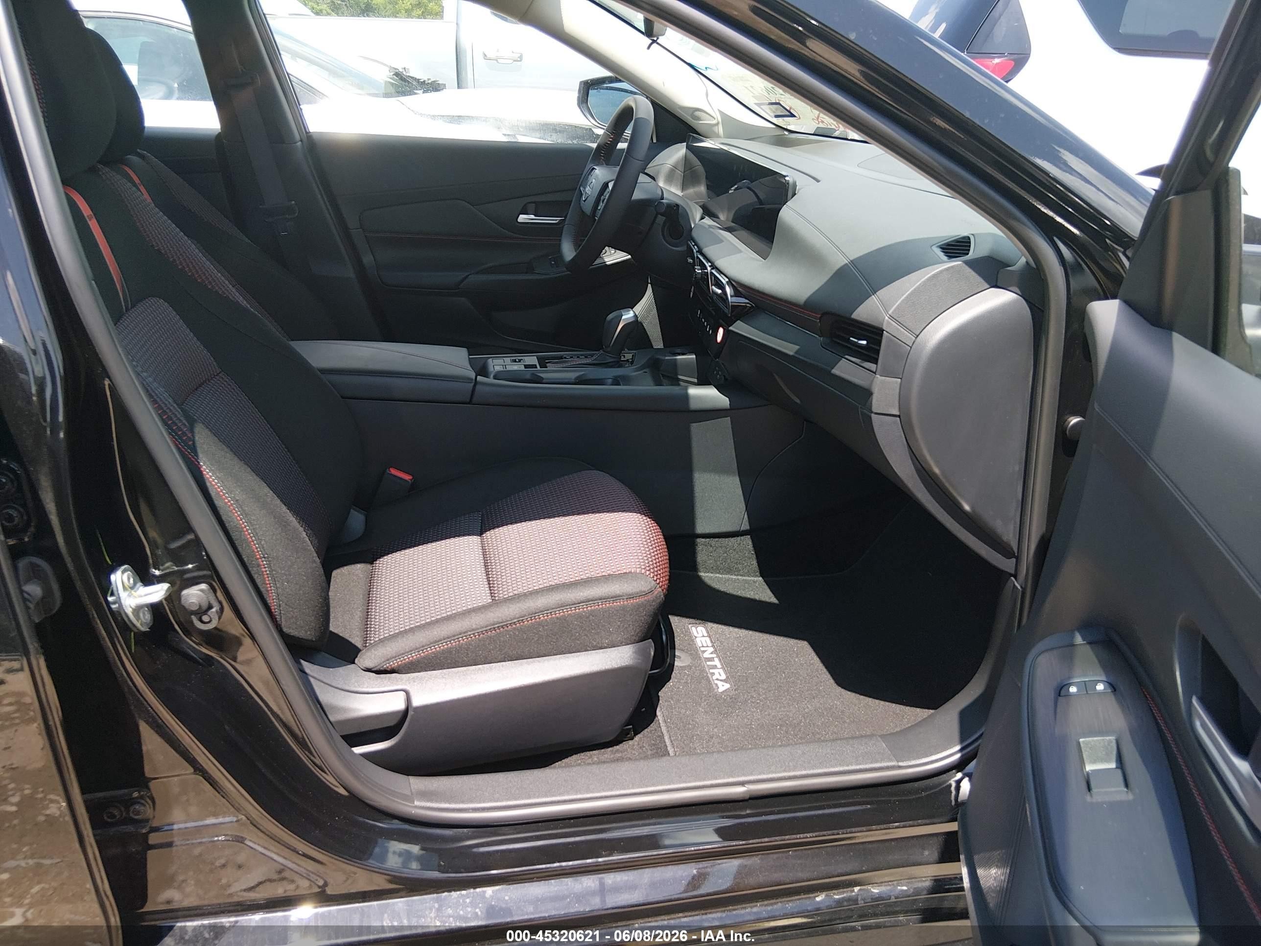 2026 Nissan Sentra Sr Black vin: 3N1AB9DVXTY231137