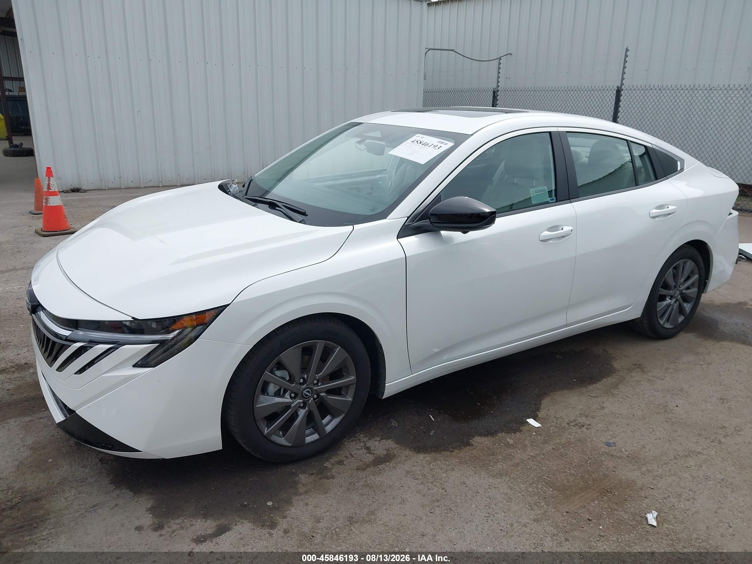 2026 Nissan Sentra Sl White vin: 3N1AB9EW7TY231815