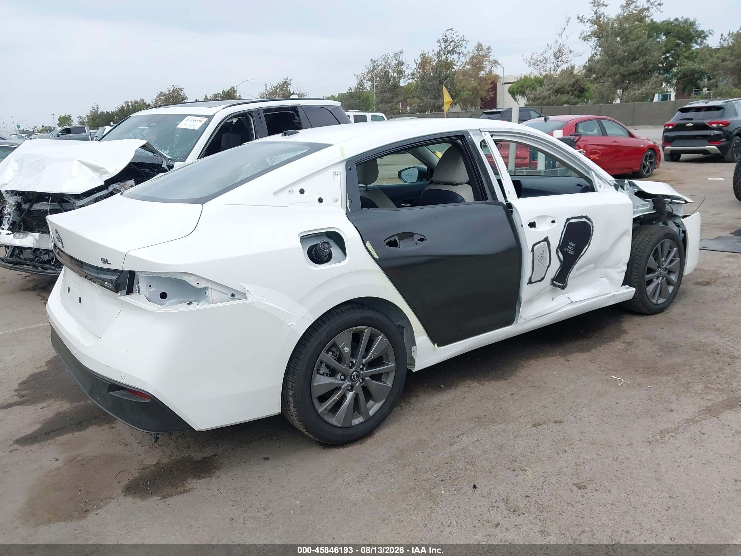 2026 Nissan Sentra Sl White vin: 3N1AB9EW7TY231815
