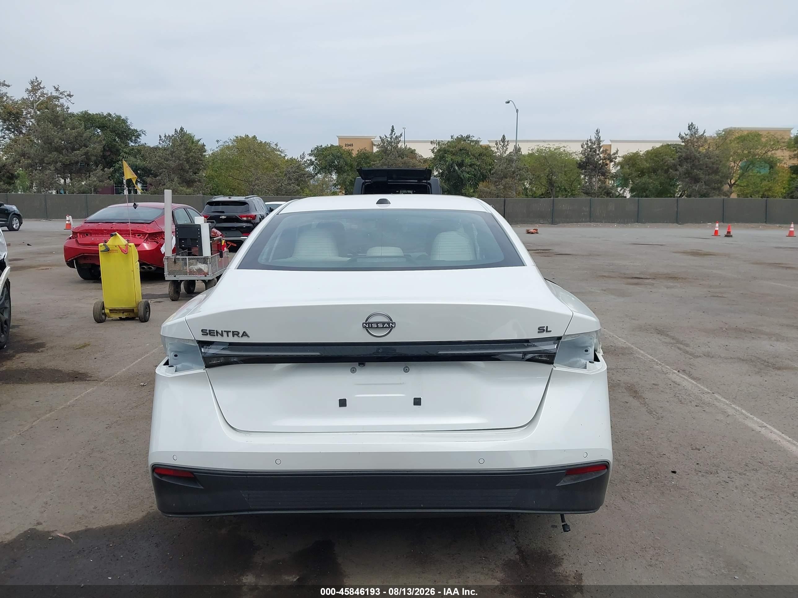 2026 Nissan Sentra Sl White vin: 3N1AB9EW7TY231815