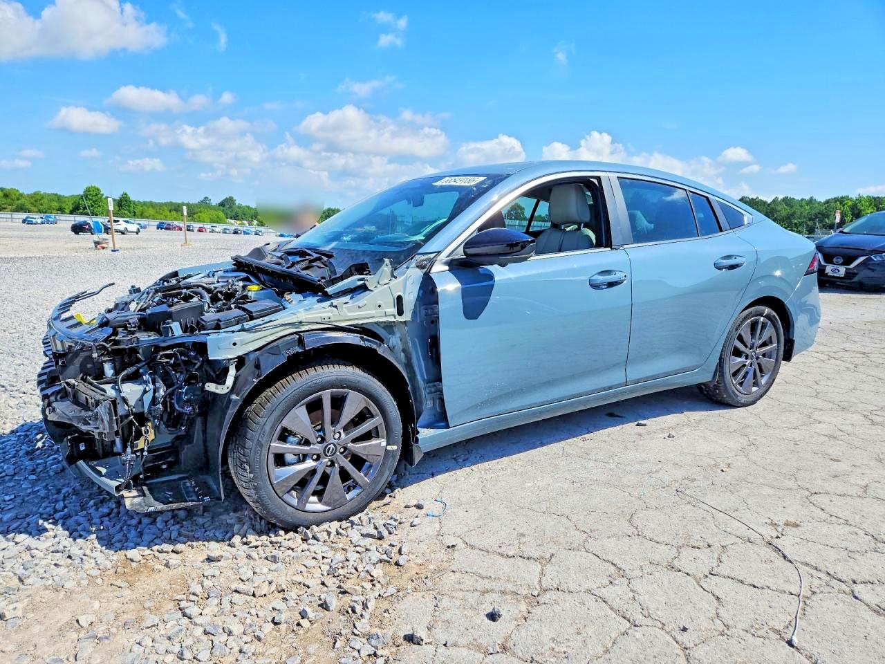 2026 Nissan Sentra Sl Blue vin: 3N1AB9EW8TY207006