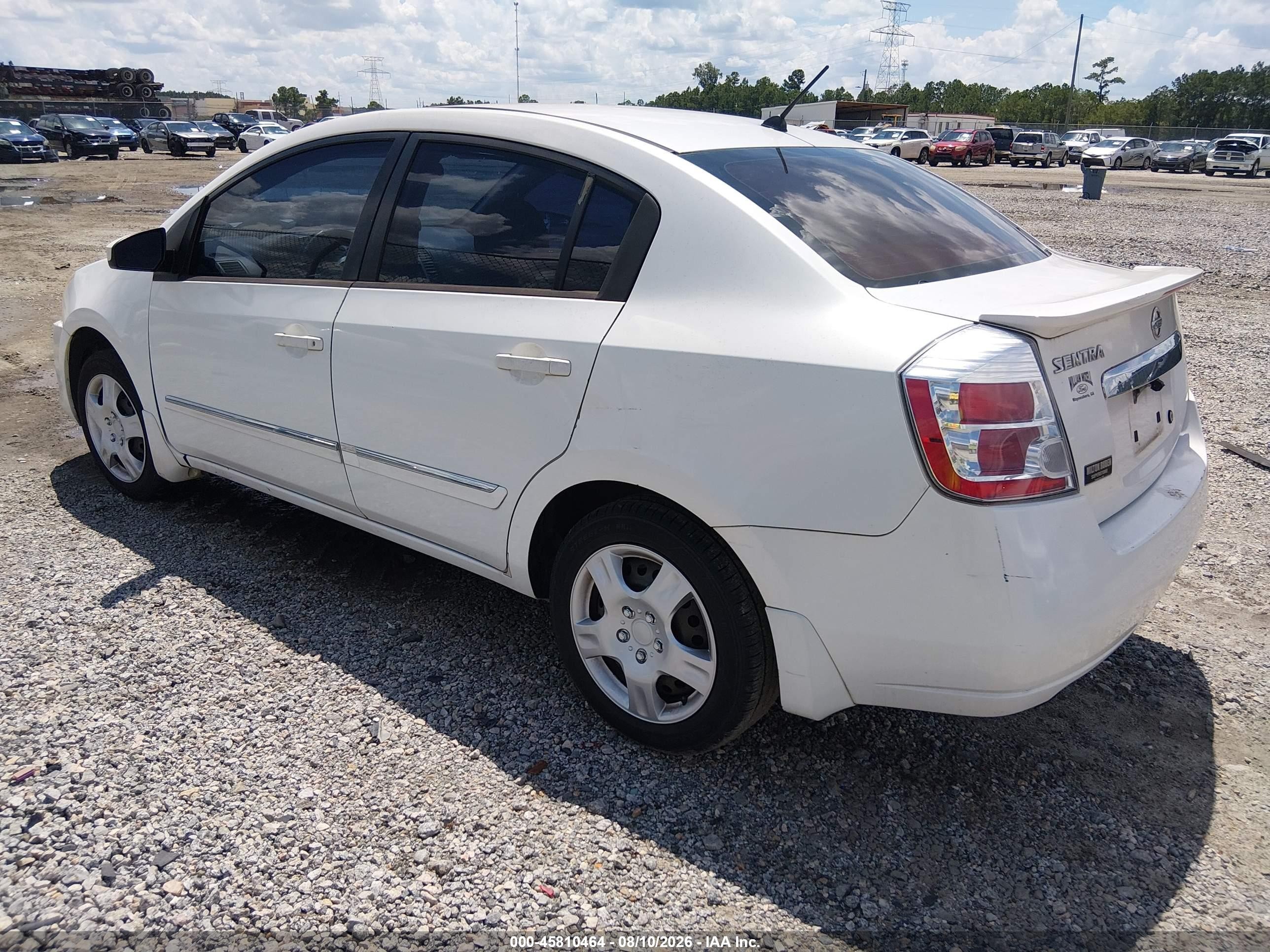 2011 Nissan Sentra 2.0/2.0s/sr/2.0sl White vin: 3N1AD68P8BL730051