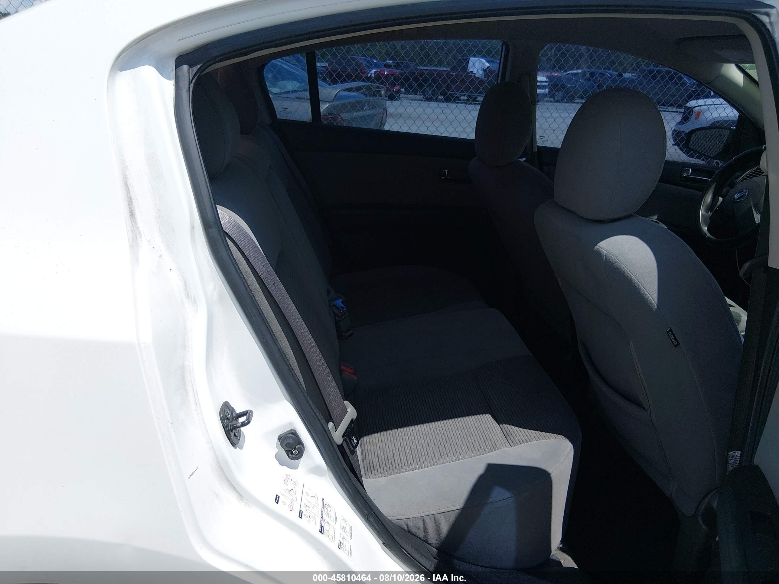 2011 Nissan Sentra 2.0/2.0s/sr/2.0sl White vin: 3N1AD68P8BL730051
