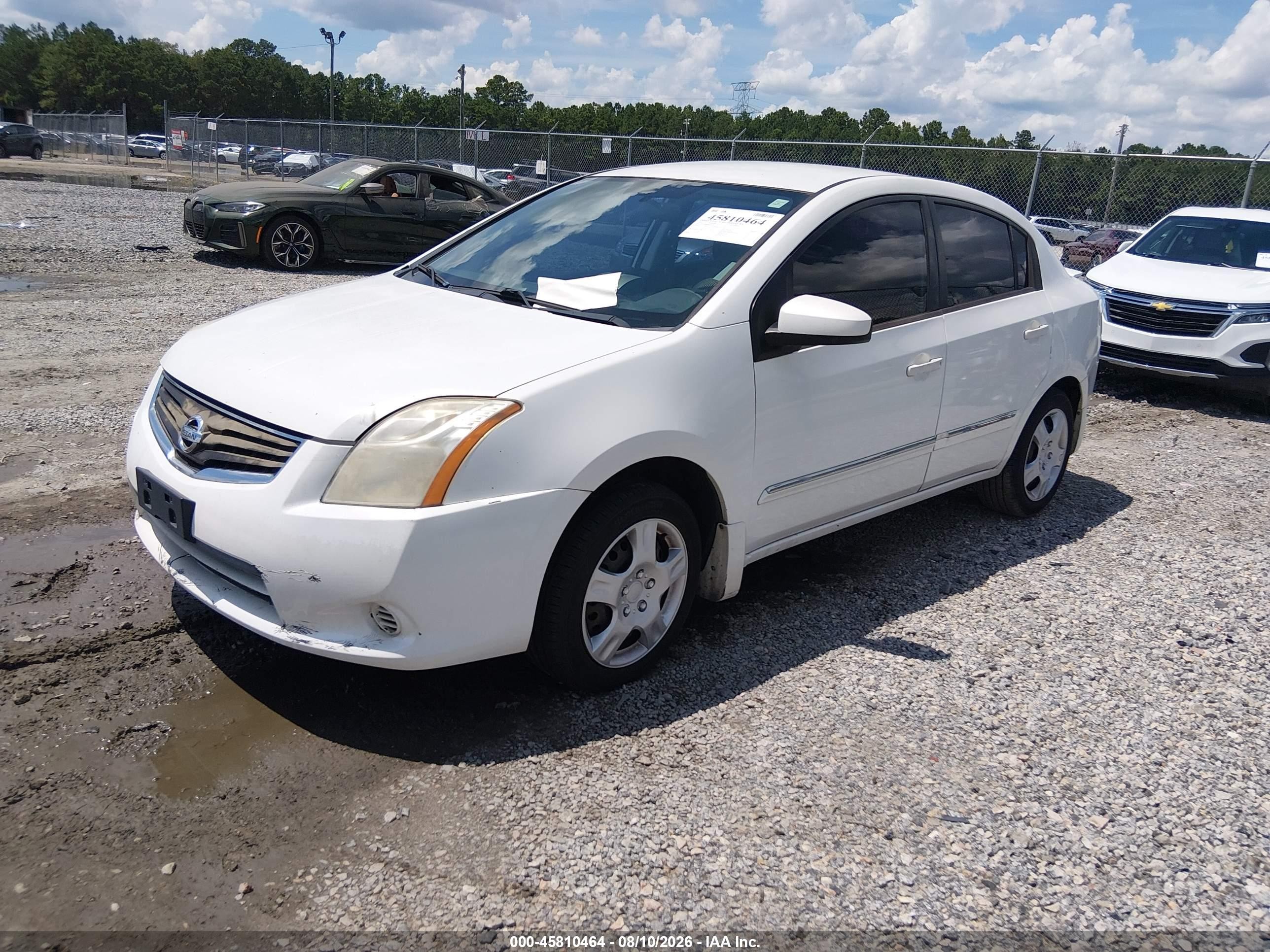 2011 Nissan Sentra 2.0/2.0s/sr/2.0sl White vin: 3N1AD68P8BL730051
