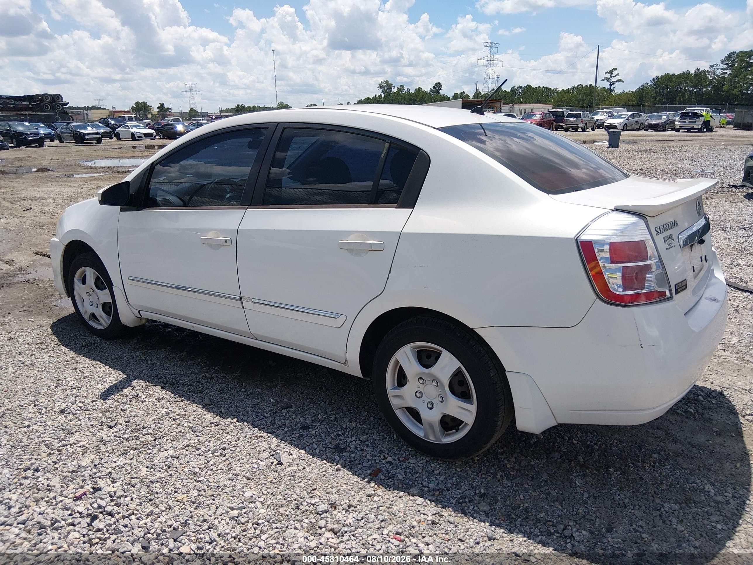 2011 Nissan Sentra 2.0/2.0s/sr/2.0sl White vin: 3N1AD68P8BL730051
