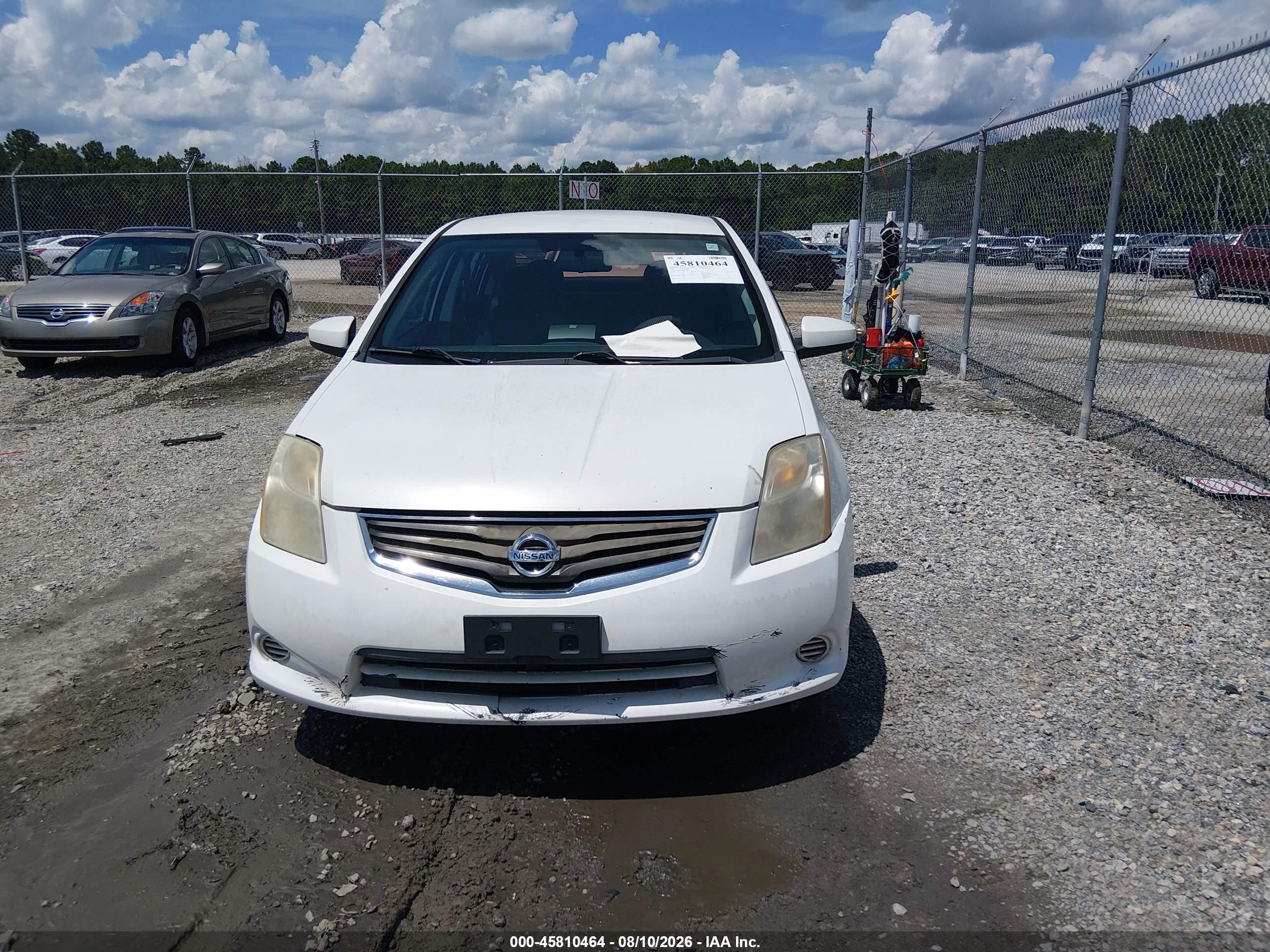 2011 Nissan Sentra 2.0/2.0s/sr/2.0sl White vin: 3N1AD68P8BL730051