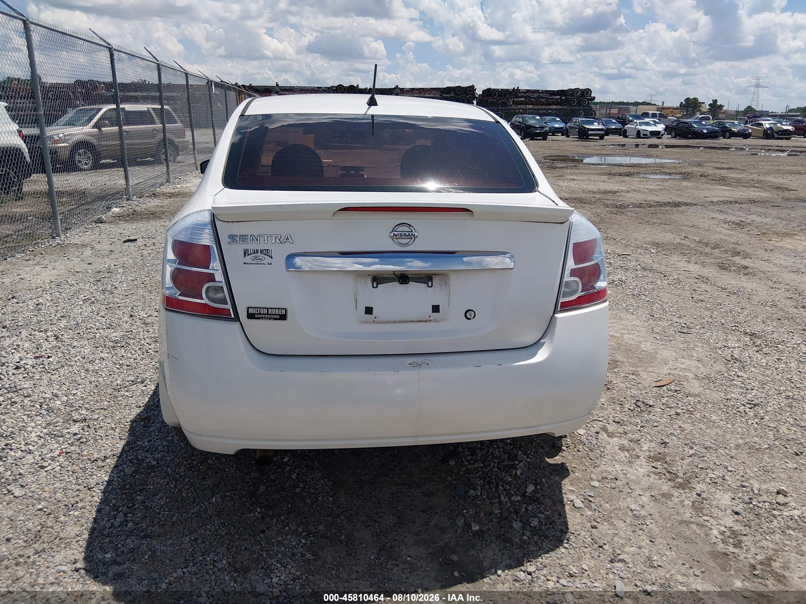 2011 Nissan Sentra 2.0/2.0s/sr/2.0sl White vin: 3N1AD68P8BL730051