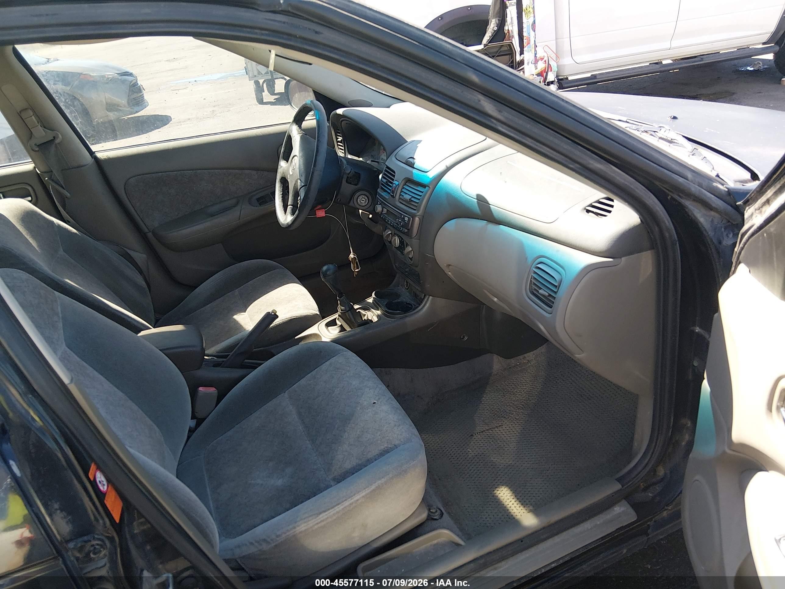 2000 Nissan Sentra Se Black vin: 3N1BB51A4YL001869