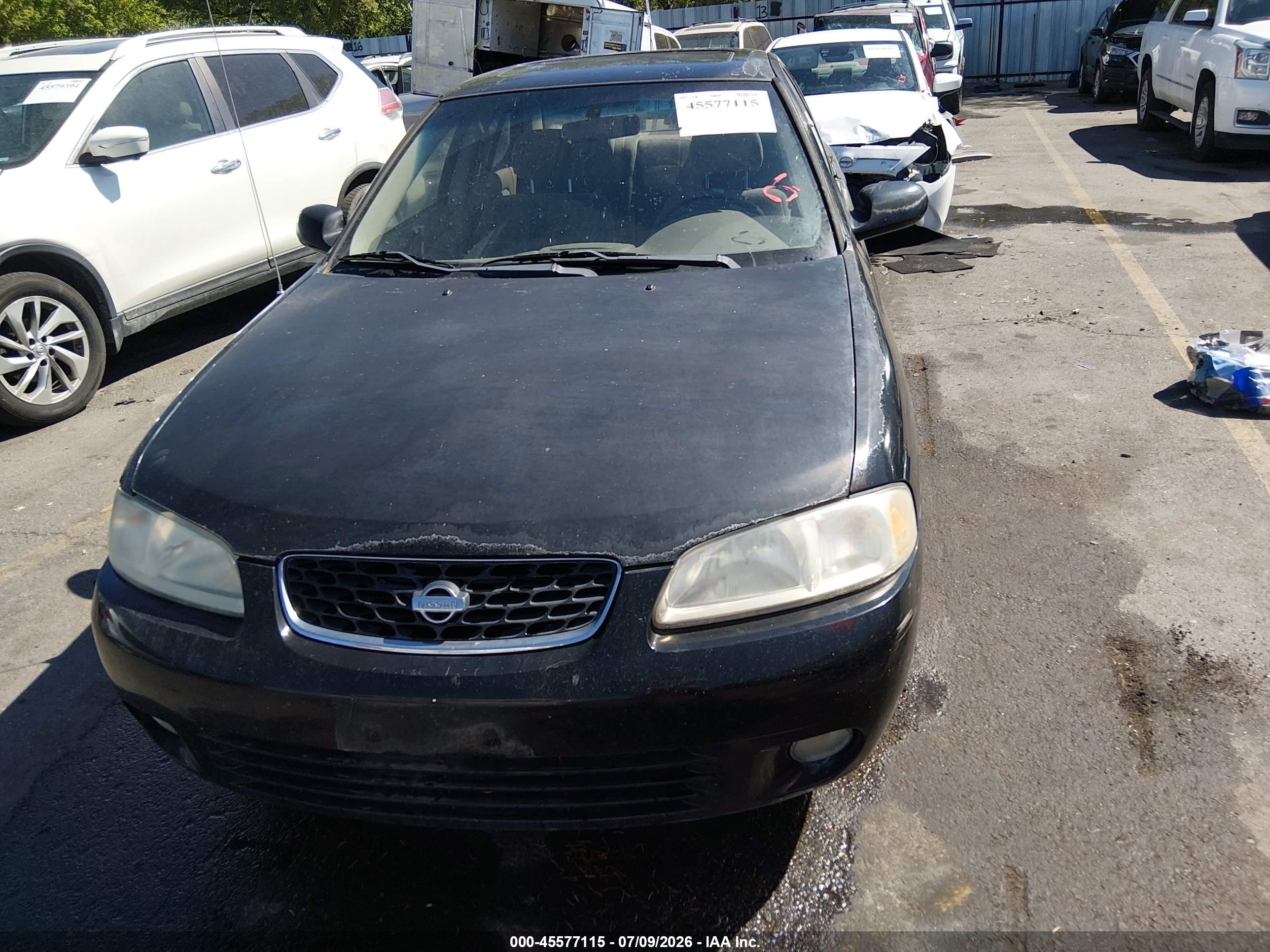 2000 Nissan Sentra Se Black vin: 3N1BB51A4YL001869