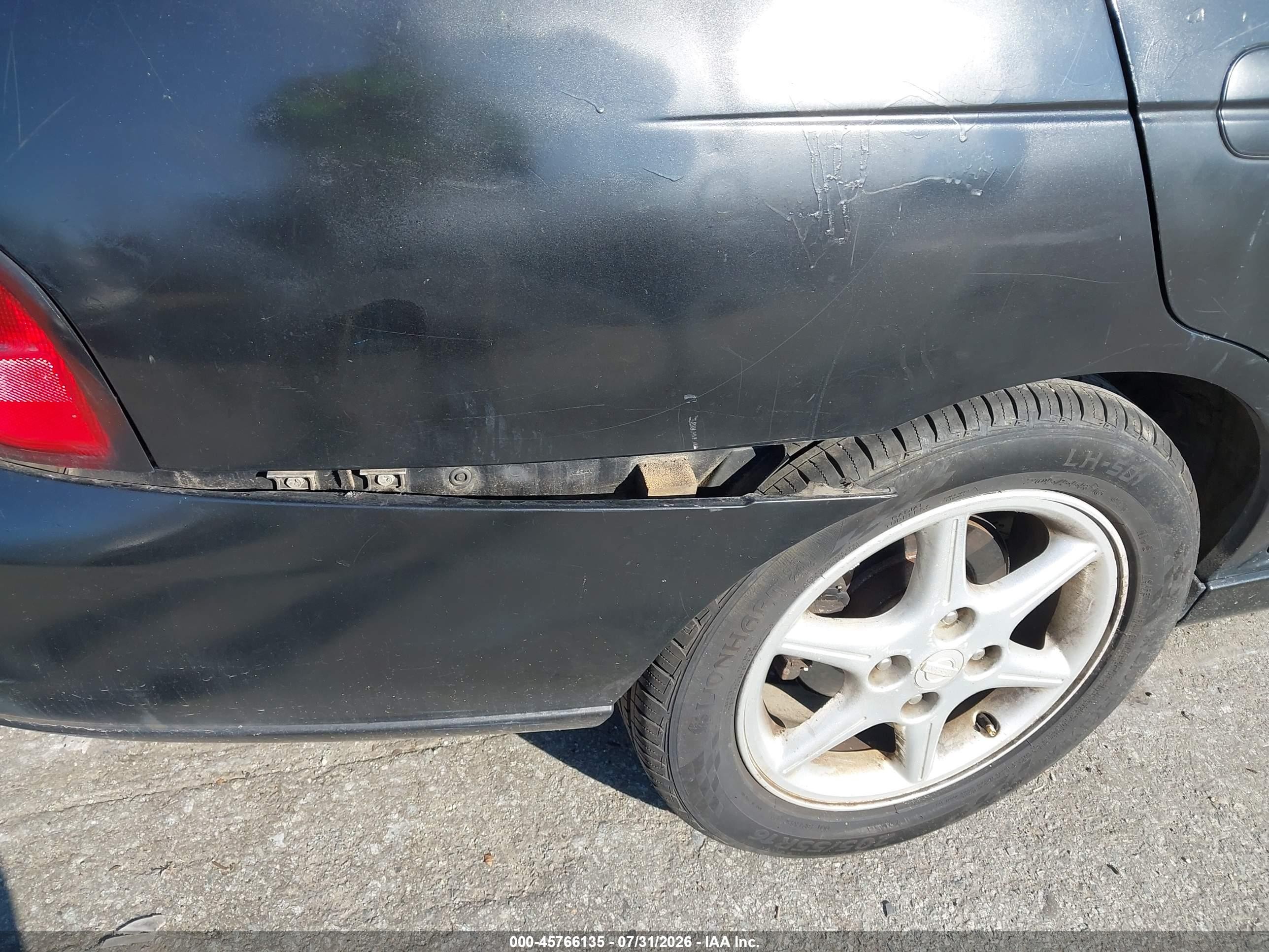 2001 Nissan Sentra Se Black vin: 3N1BB51DX1L120347