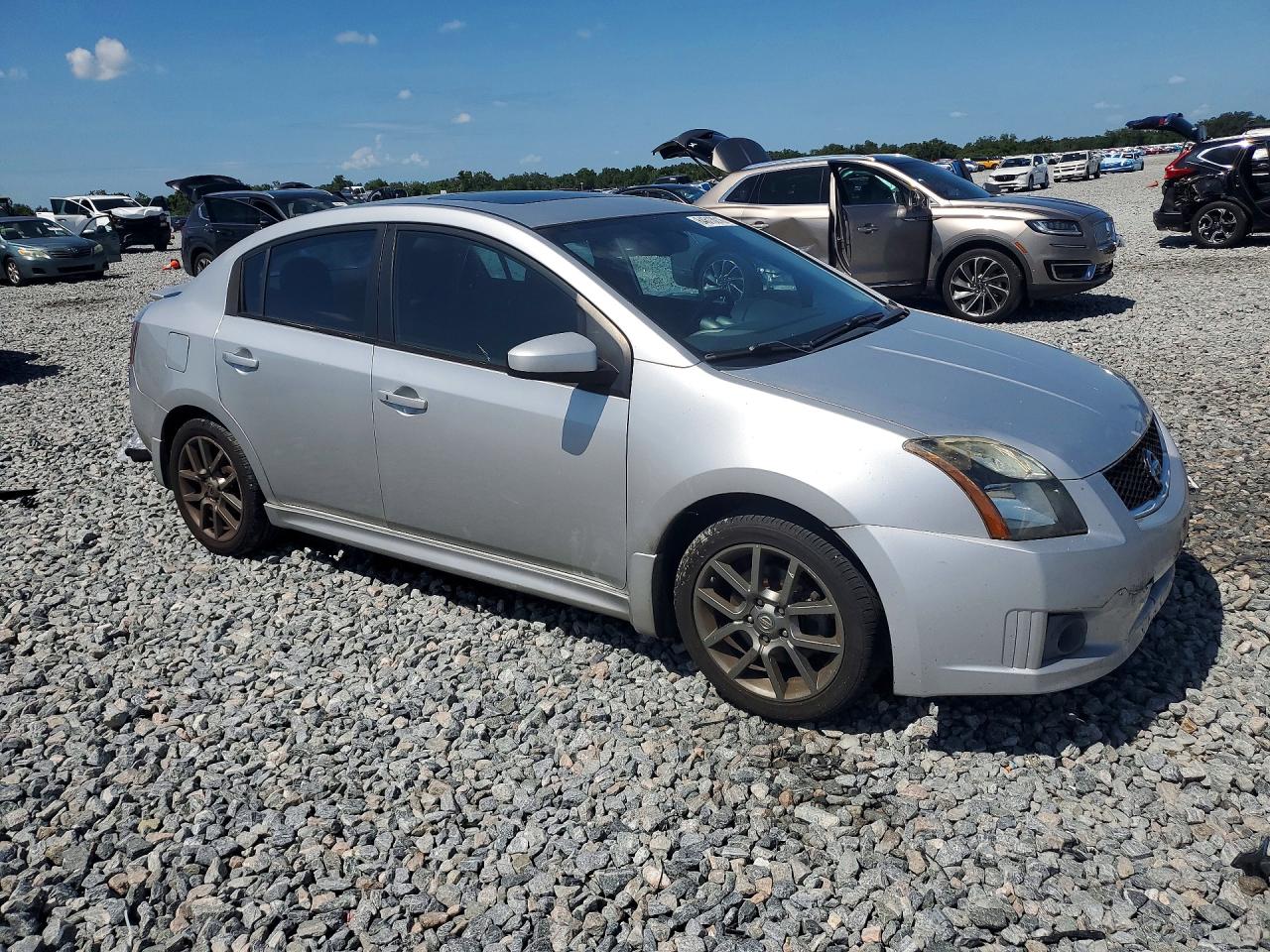 2011 Nissan Sentra Se-r Silver vin: 3N1BB6AP4BL694282